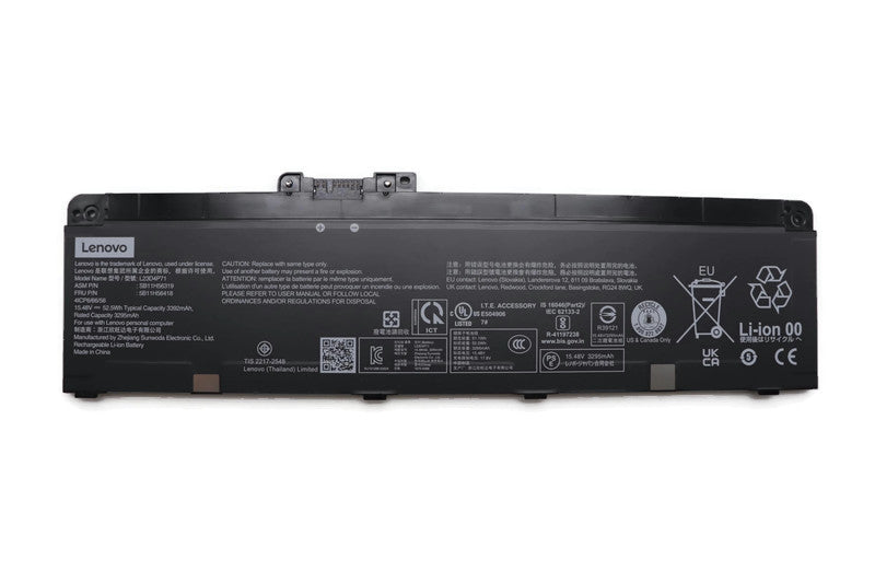 New Genuine Battery For Lenovo ThinkPad P14s Gen 5 15.48V 52.5 Wh