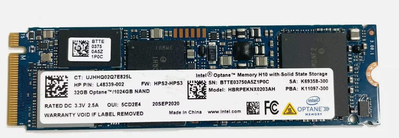 Memory Module Optane Memory Amazon Intel Optane HBRPEKNX0202A01