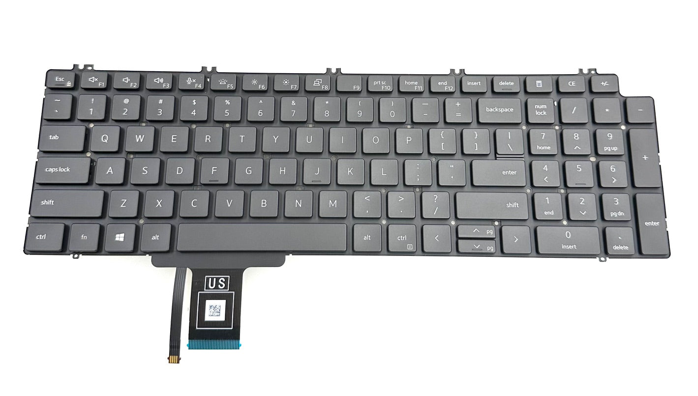 New Dell Precision 7550 7560 7750 7760 Backlit Keyboard – US Layout, Black – 0713DM
