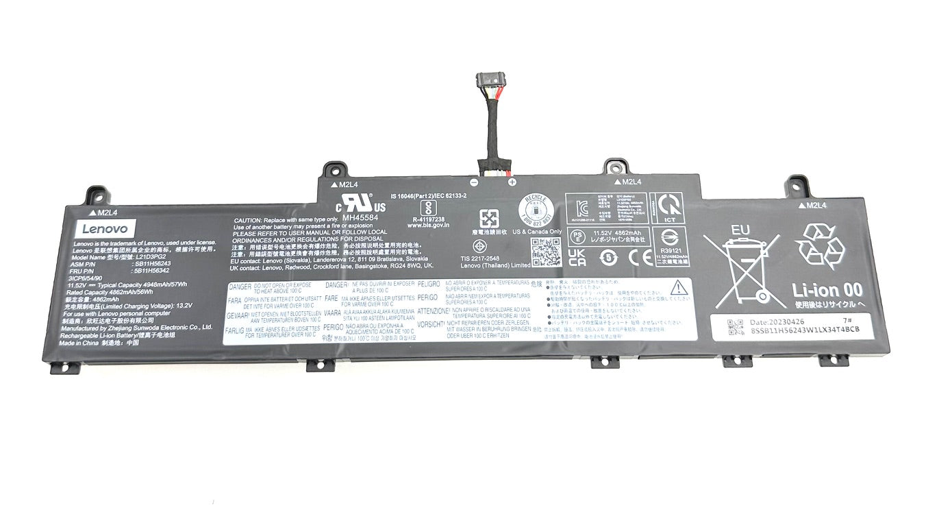 Batterie Lenovo ThinkPad L14 - Occasion Bon état - AC/DC