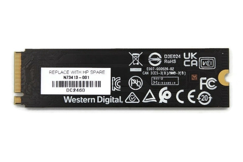 New Genuine SSD 512G PCle4x4 2280 NVMe M.2 for HP Victus Gaming 15