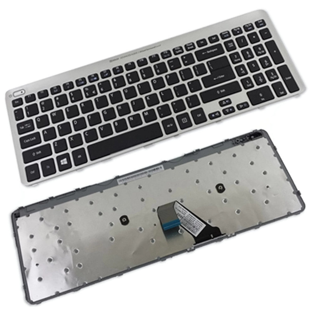 Clavier AZERTY pour ACER Aspire V5-531 V5-571 noir sans contour Clavier AZERTY pour ACER Aspire V5-531 V5-571 noir sans contour