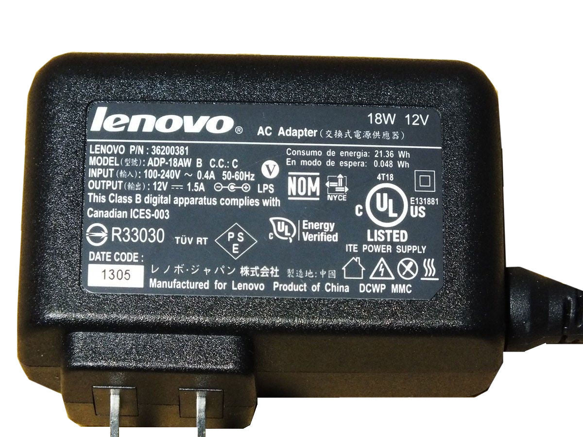 Lenovo ADP-18AW B AC Adapter 36200381