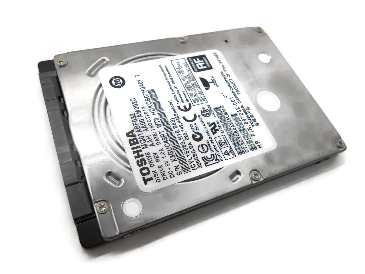 Toshiba - Hard drive interno MQ01ABF032, 320 Gb 2,5'' 7 mm Toshiba - Hard drive interno MQ01ABF032, 320 Gb 2,5'' 7 mm
