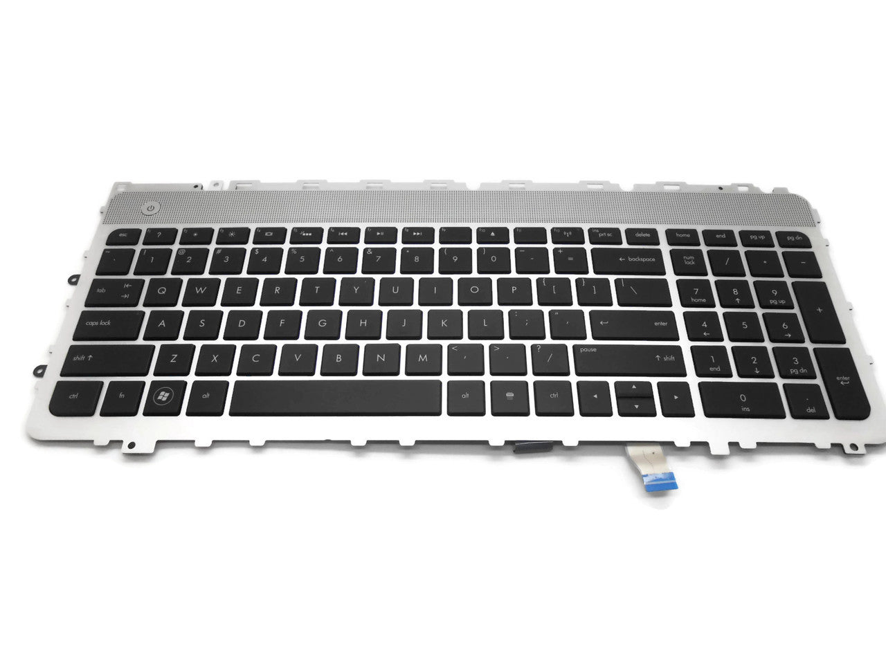 Clavier sans fil HP 970 Blanc Espagnol Qwerty 196068095888