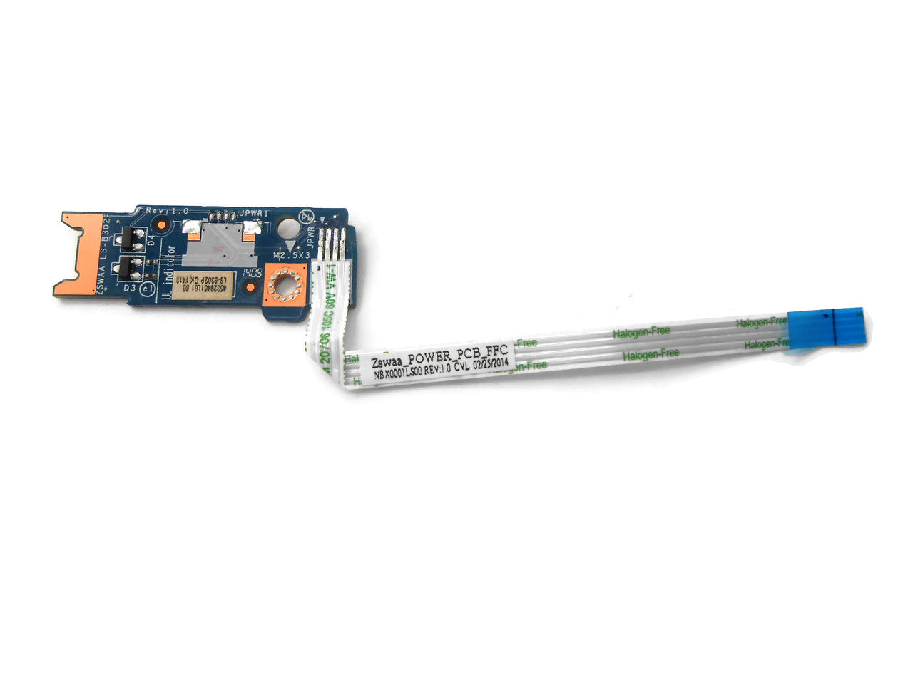 TOSHIBA LED警報器 KIT-LSS-11 Toshiba Satellite C55t Power Button Board w/Cable LS-B302P