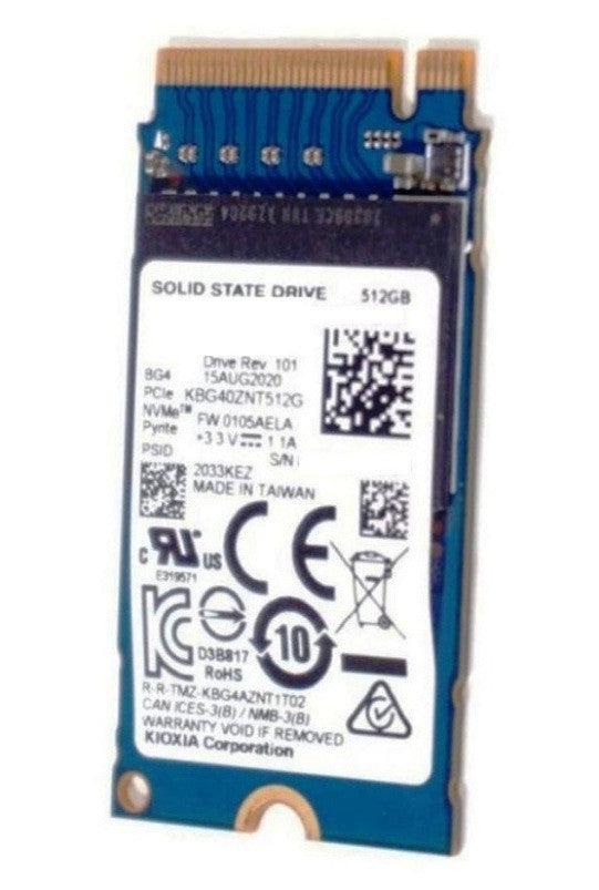 Genuine Toshiba 512GB M.2 2242 PCIe SSD Drive KBG40ZNT512G