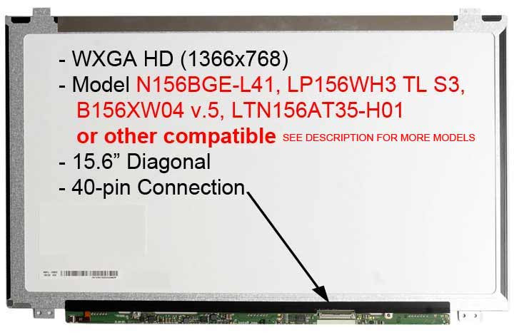 New Samsung for Asus X553M 15.6 Inch LCD Screen LTN156AT35-H01 ...