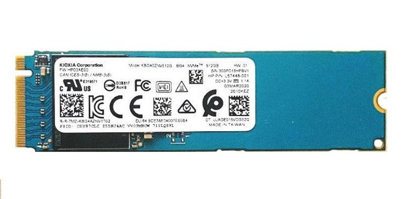 ★送料込み♣︎ Inter nvme m.2 512GB ❌２０枚♣︎2280 Toshiba THN5N5512GPU7 - 512GB M.2 PCIe NVMe 2280 MLC 3D-Nand
