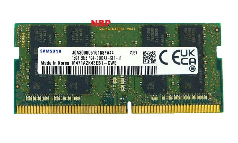 New Genuine Samsung PC4-25600 3200MHz SoDIMM 16GB Memory