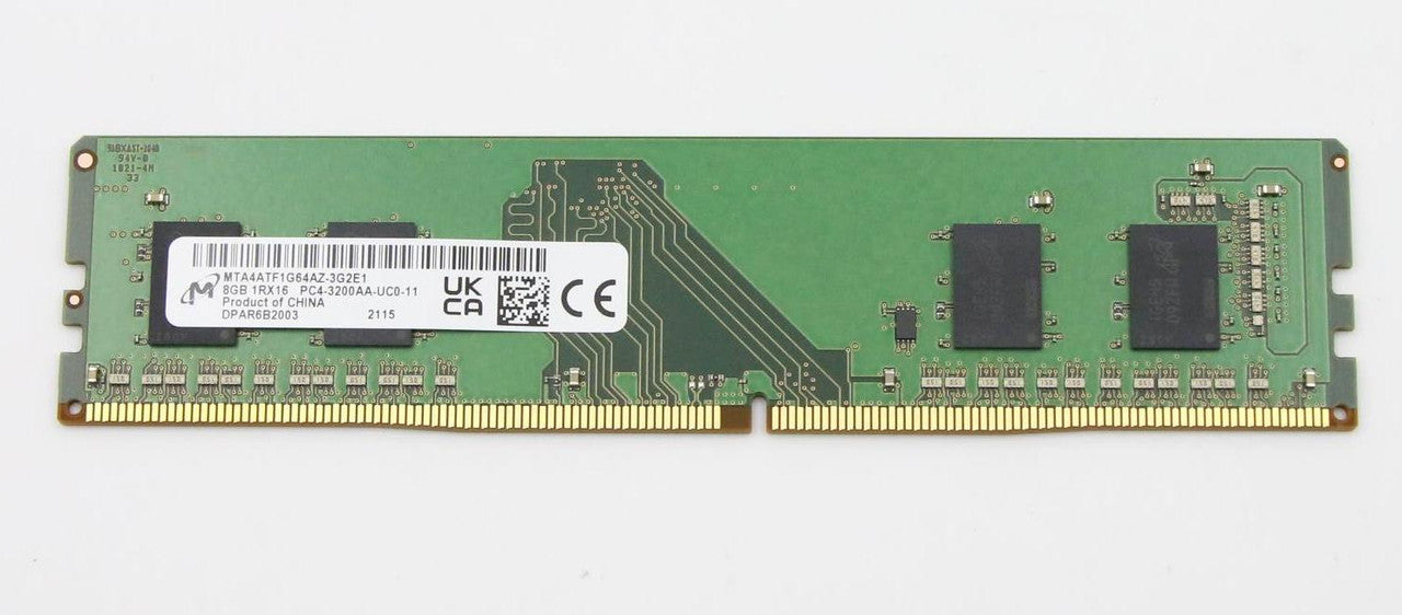 New Genuine Micron 8GB PC4-25600 3200MHz DDR4 UDimm Memory
