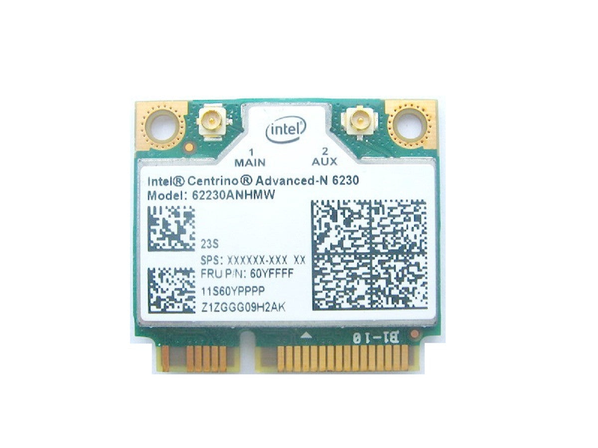 Intel Centrino Advanced-N 6230 Half PCI-e wireless +bluetooth 3.0 60YF ...