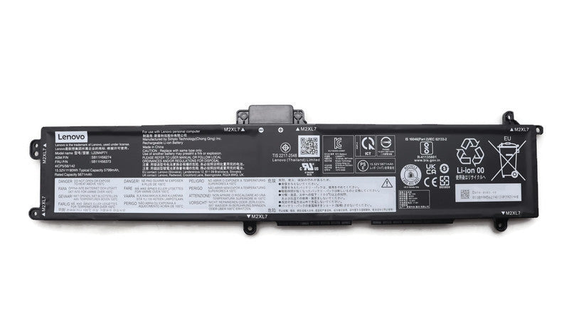 New Genuine Lenovo ThinkPad P16V Gen 1 Gen 2 5.52V 90Wh Battery 5B11M9 ...