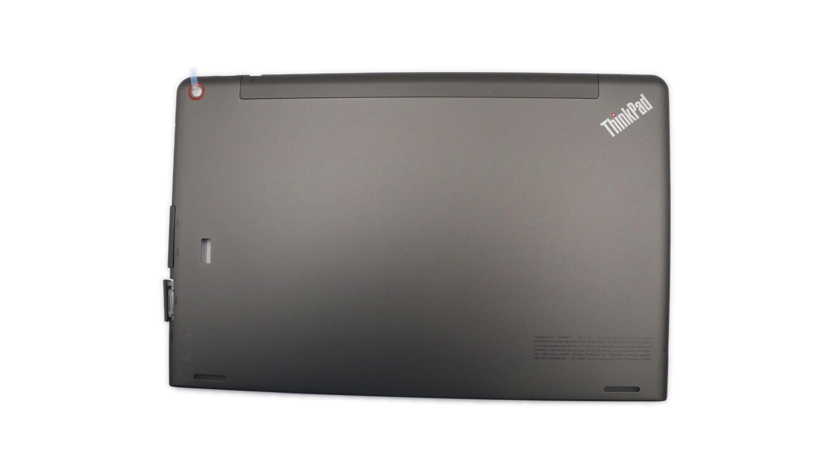 Lenovo ThinkPad Helix Type 20CG 20CH LCD Cover w/ FPR w/ WWAN Graphite Black SBB0F23531