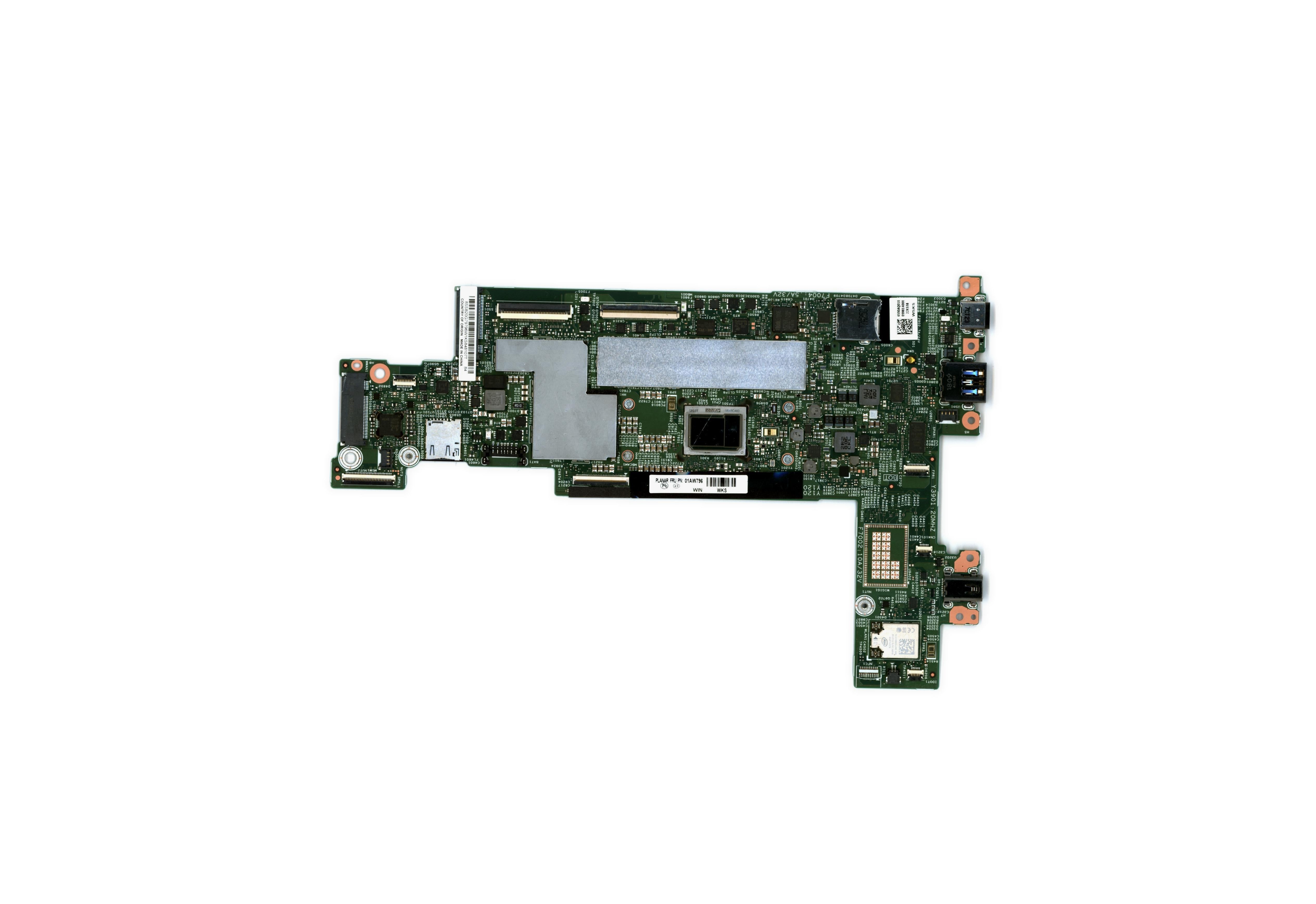 Lenovo Type 20JB, 20JC ThinkPad X1 Tablet 2nd Gen Motherboard BDPLANAR WIN 7Y75 8G WWAN AMT yTPM2 01AW796