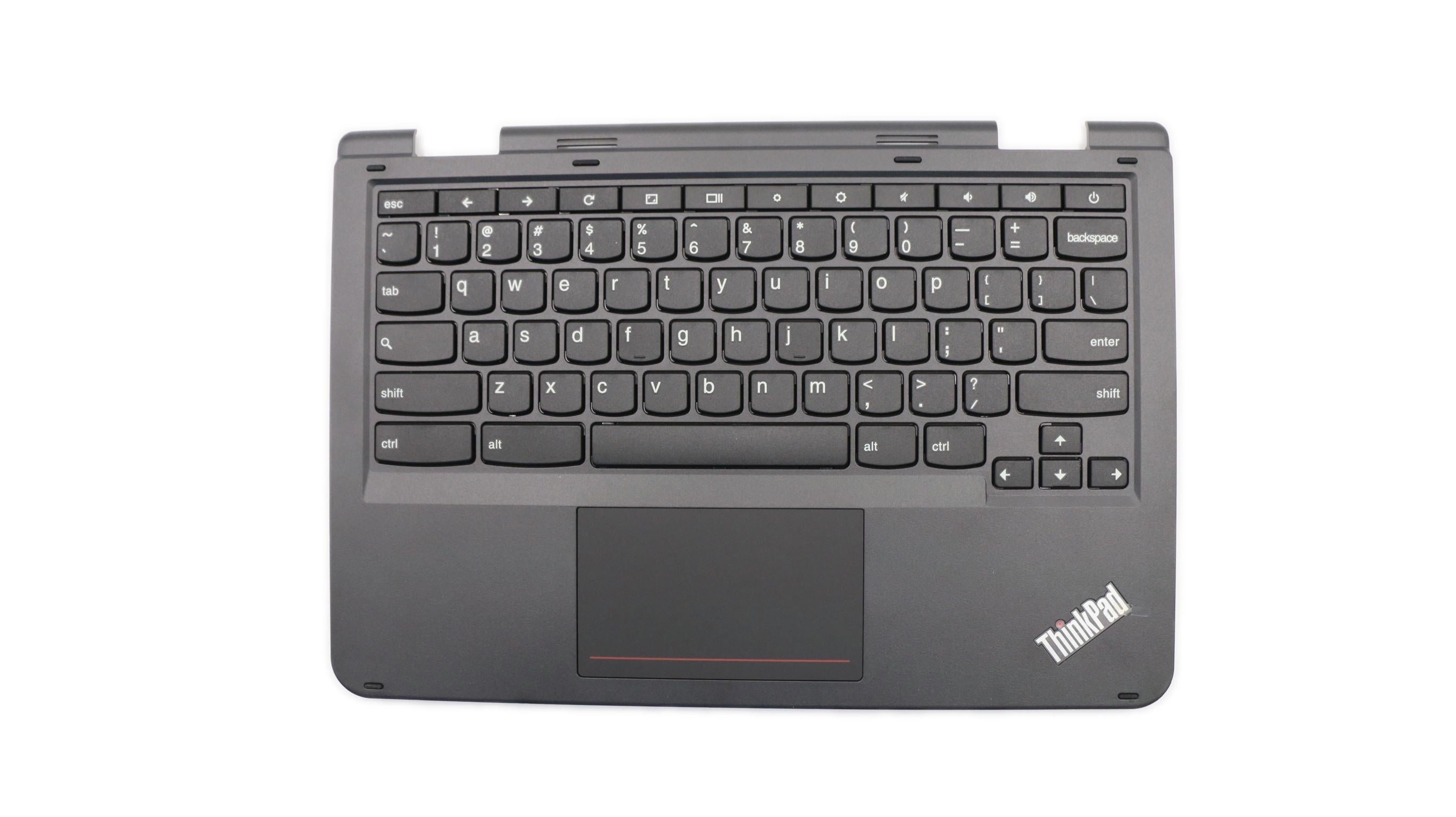 Lenovo ThinkPad 11e 4th Gen Chromebook Type 20HX 20J0 C-Cover with keyboard USA English Black Non-Backlight US SBB0K03444