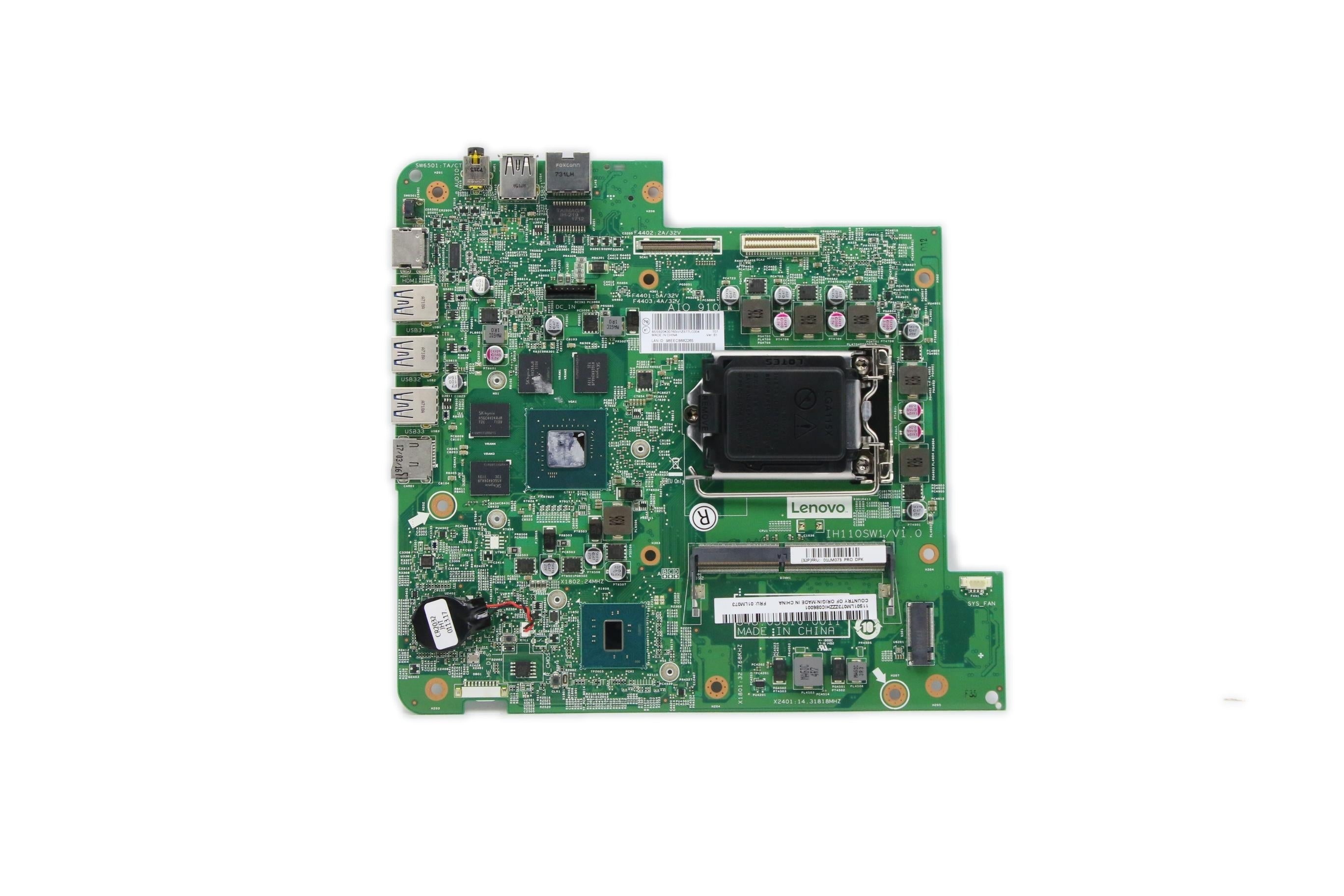Lenovo ideacentre AIO 910-27ISH All-in-One Motherboard BDPLANAR GTX950A 2G IR UHD WIN DPK 01LM073