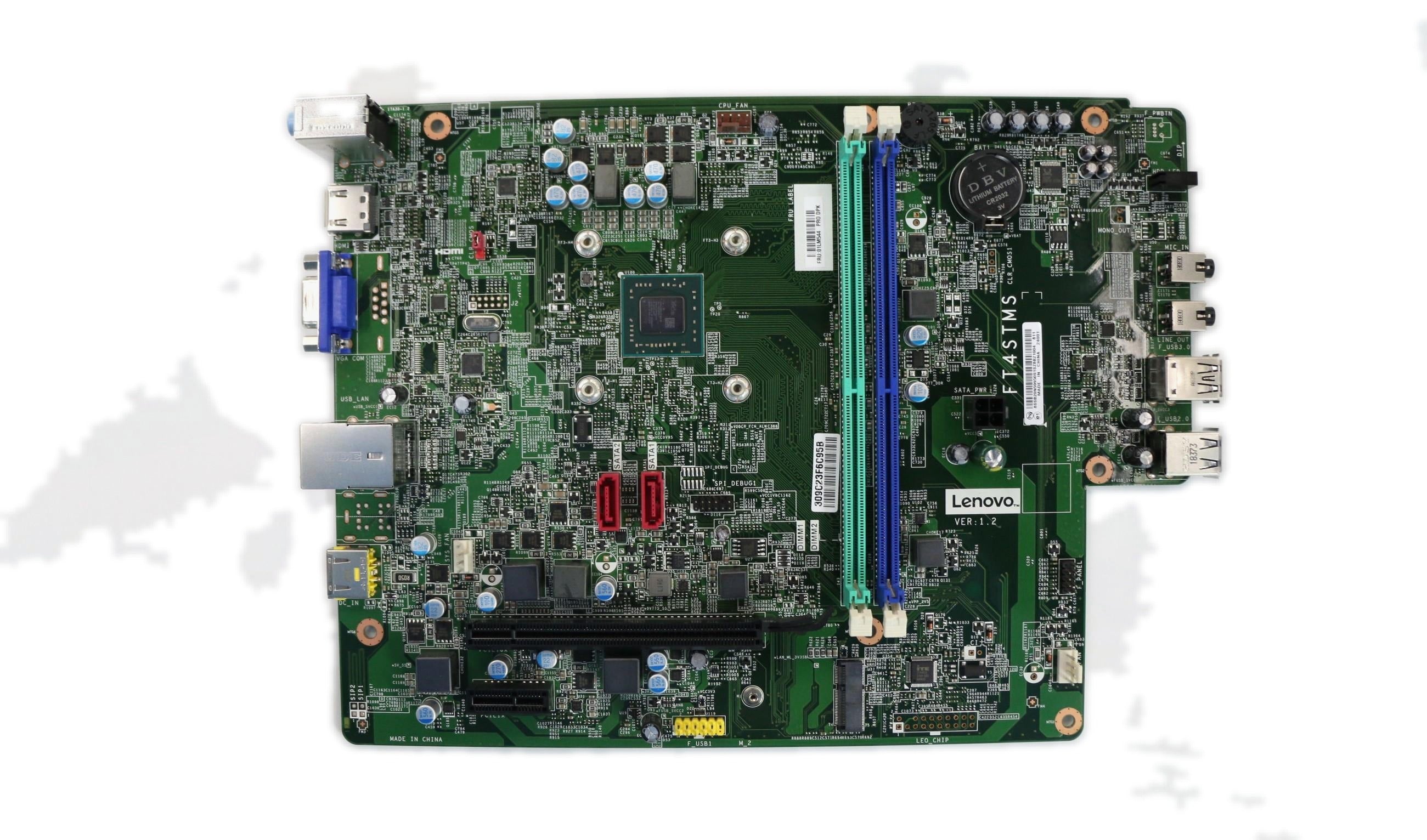Lenovo ideacentre 310S-08ASR Desktop Motherboard BDPLANAR M AMD SRR A6-9225 WIN DPK 01LM544