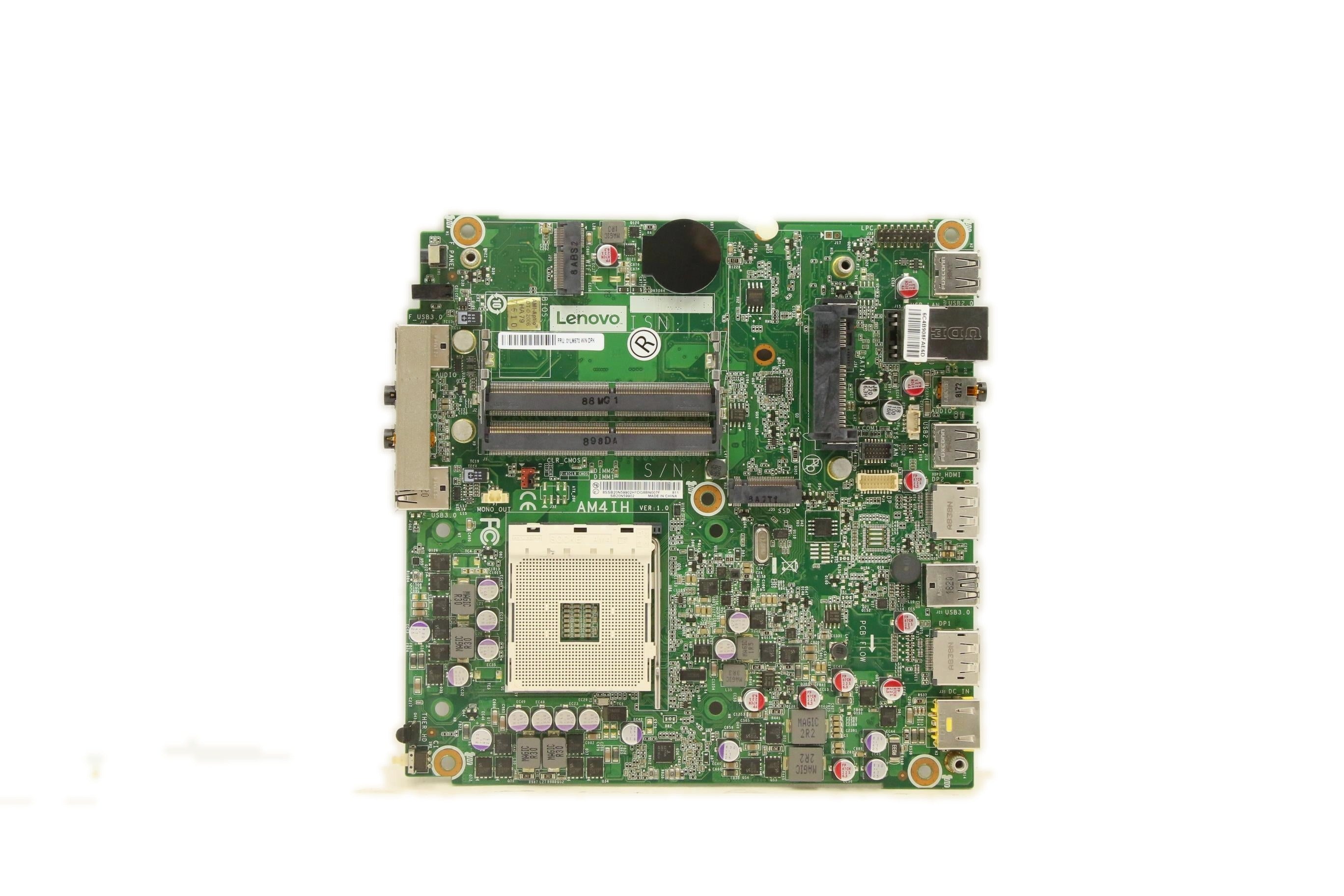 Lenovo ThinkCentre M715q 2nd Gen Desktop Motherboard BDPLANAR AMD BR/RR Knoll WIN DPK 01LM570
