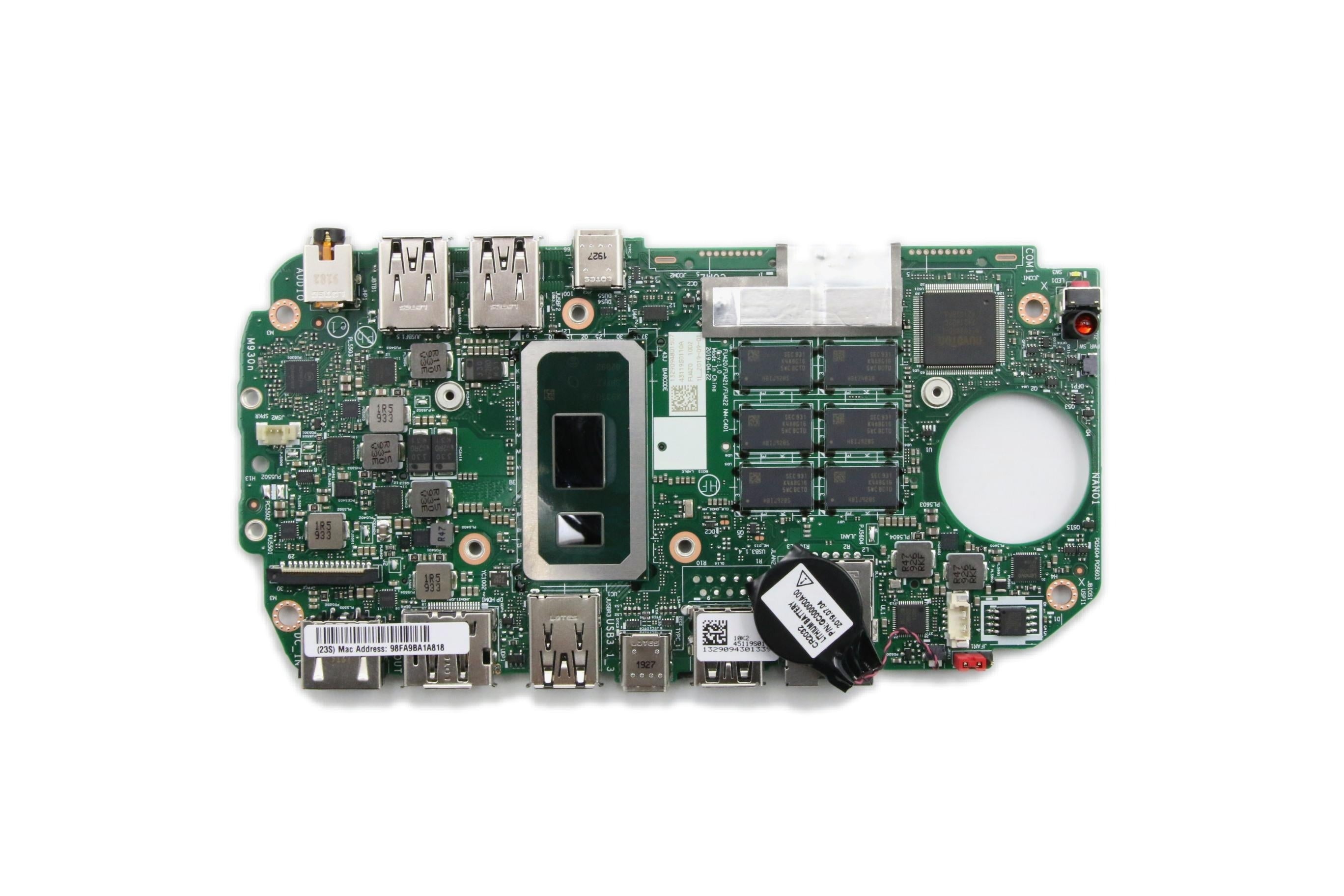 Lenovo ThinkCentre M90n-1 Desktop Motherboard BDPLANAR WHL-U I3-8145U NO DPK Fan MTY 5B20U53677
