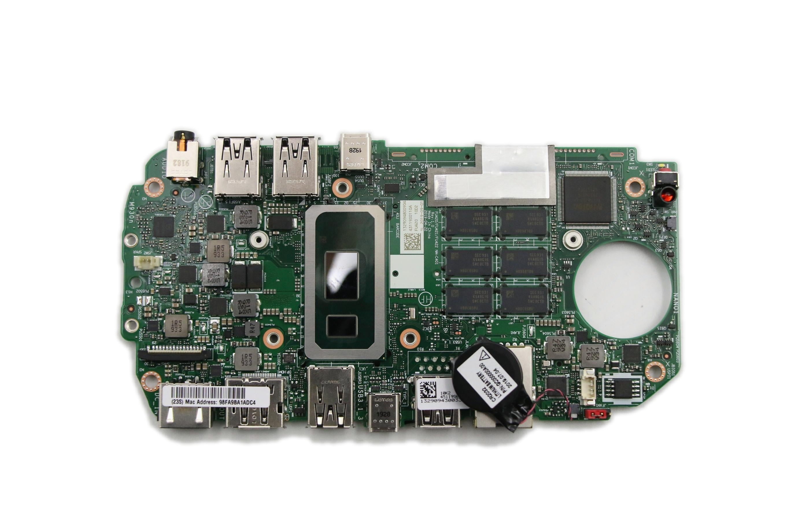 Lenovo ThinkCentre M90n-1 Desktop Motherboard BDPLANAR WHL-U I3-8145U WIN DPK 01LM932