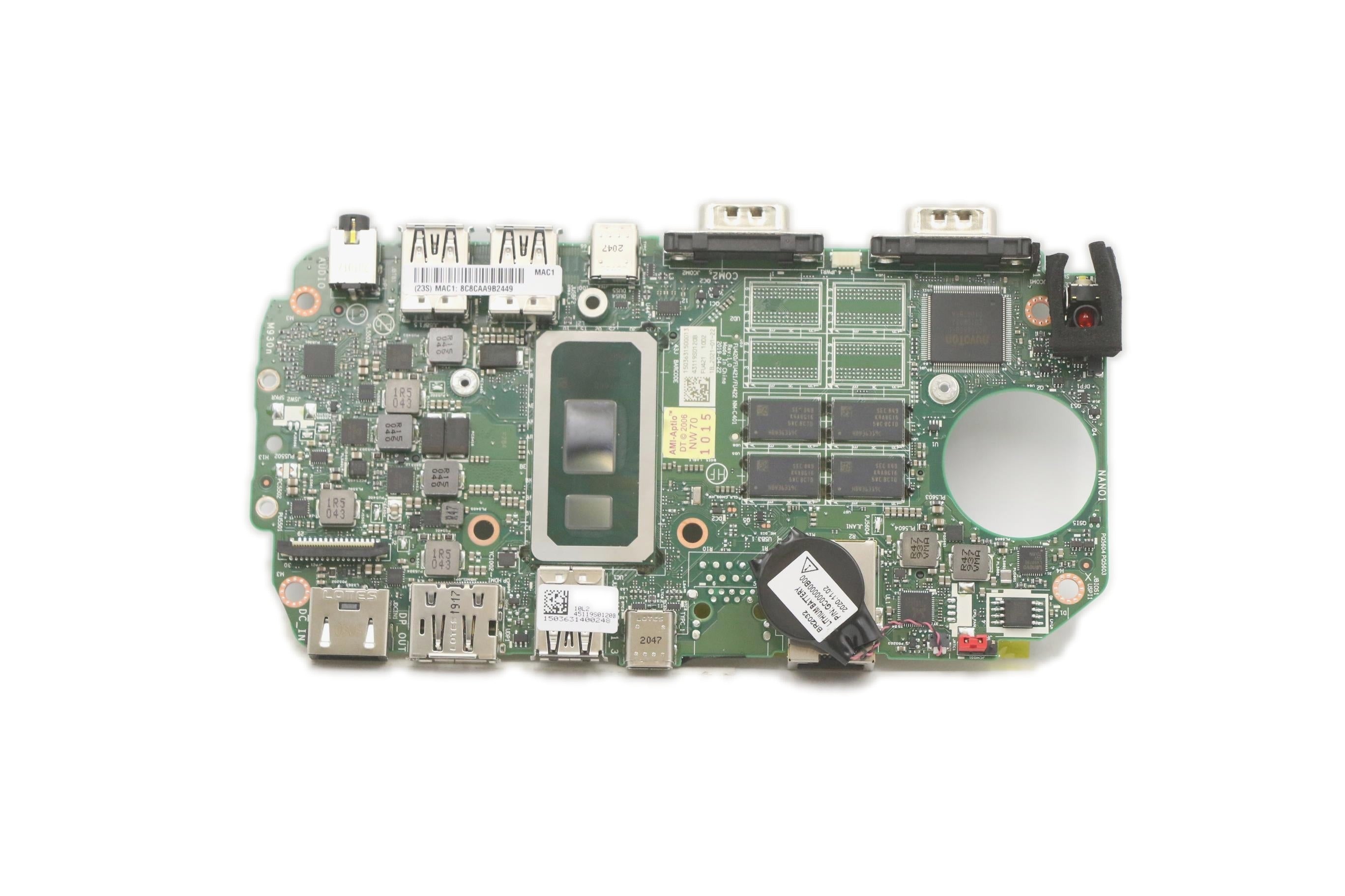 Lenovo ThinkCentre M90n-1 Desktop Motherboard BDPLANAR WHL-U 4205U NO DPK 01LM935