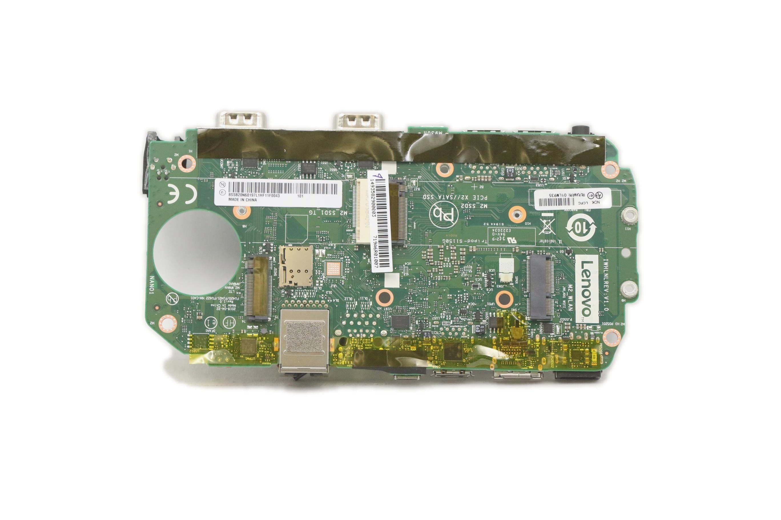 Lenovo ThinkCentre M90n-1 Desktop Motherboard BDPLANAR WHL-U 4205U NO DPK 01LM935