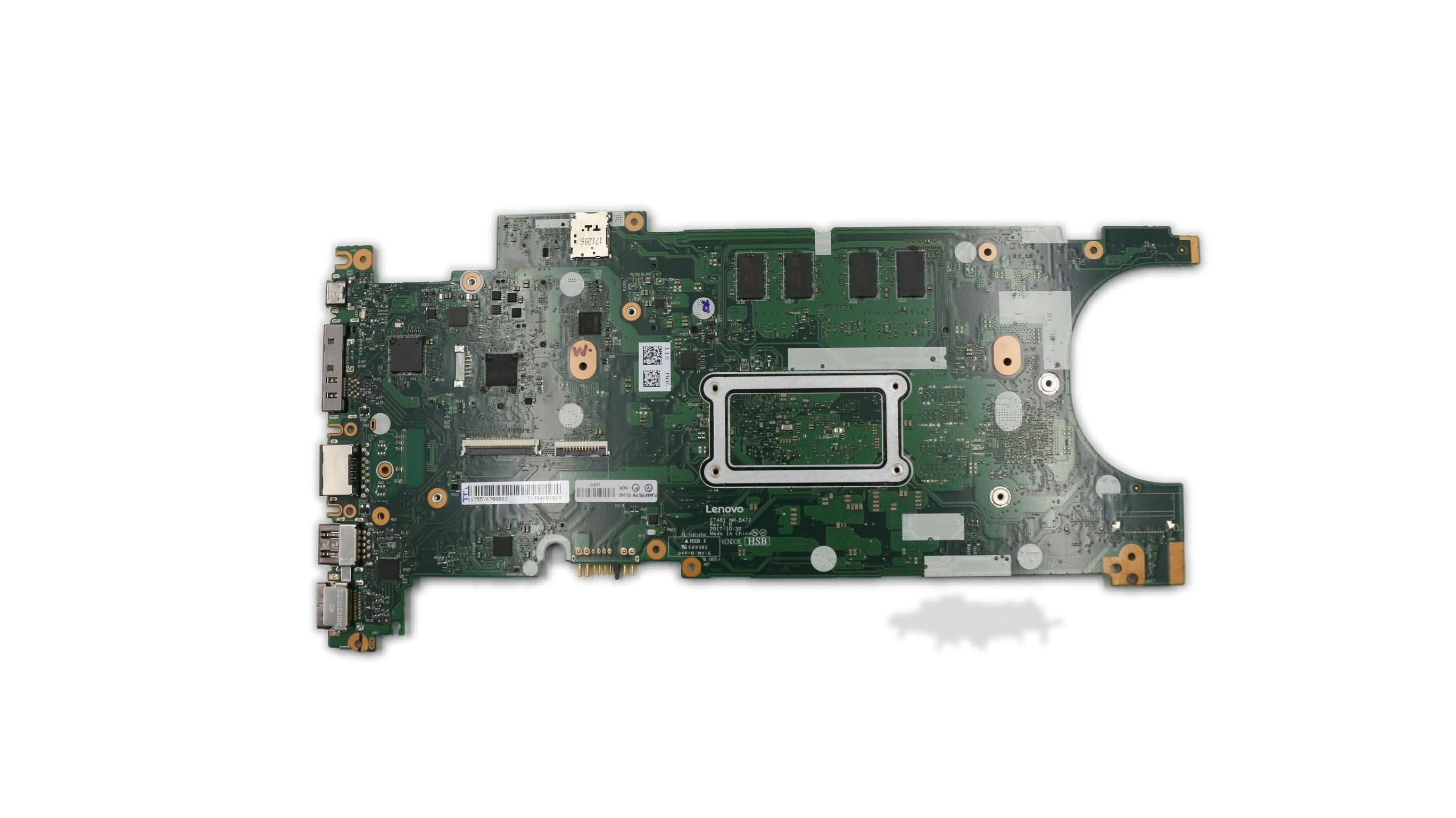 Lenovo Motherboard NOK i5-8350U 8GB Y-TPM2 UMA 01LV642