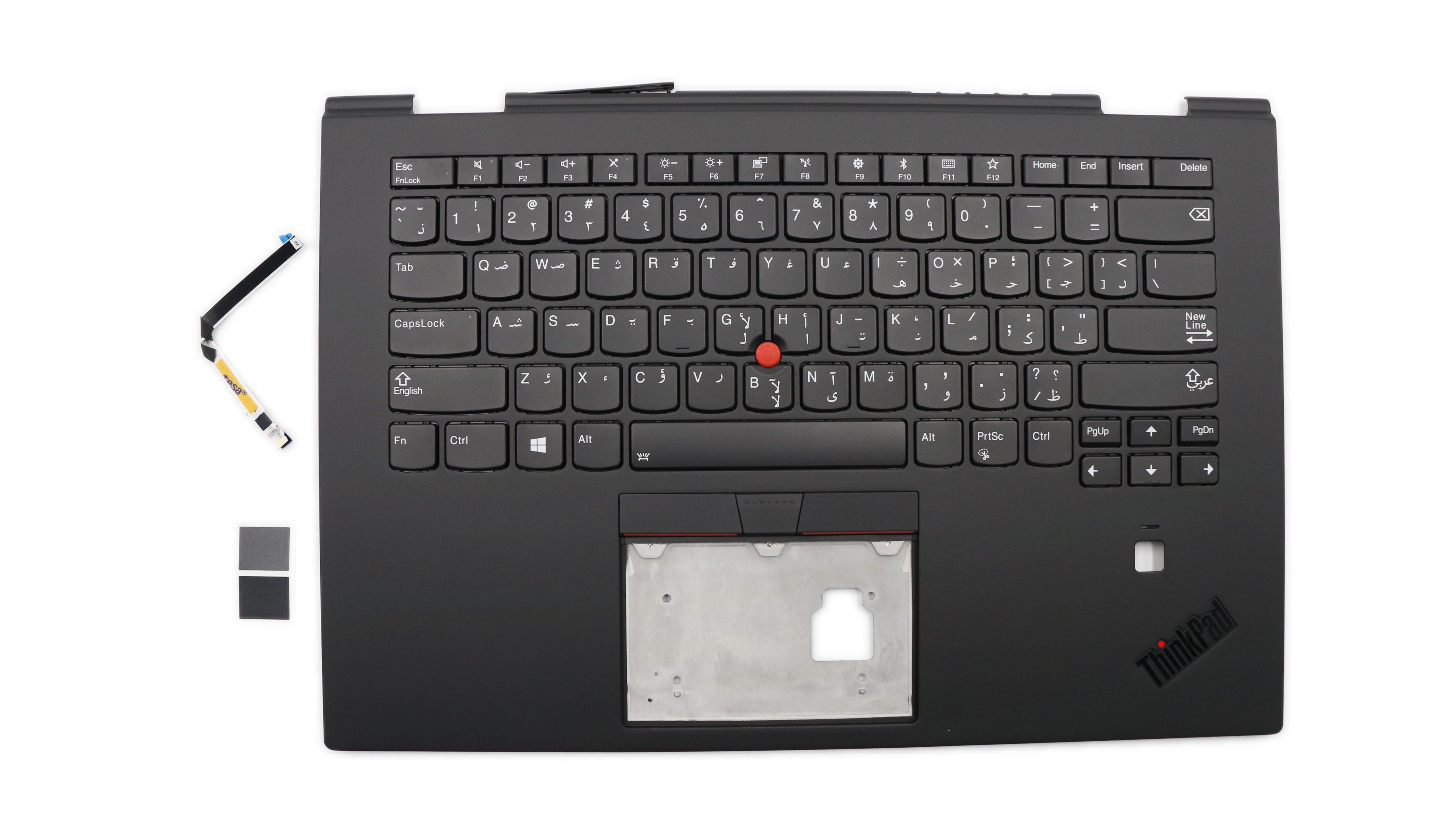 Lenovo ThinkPad X1 Yoga 3rd Gen Type 20LD 20LE 20LF 20LG C-Cover with keyboard Arabic Black Backlight US 01LX901