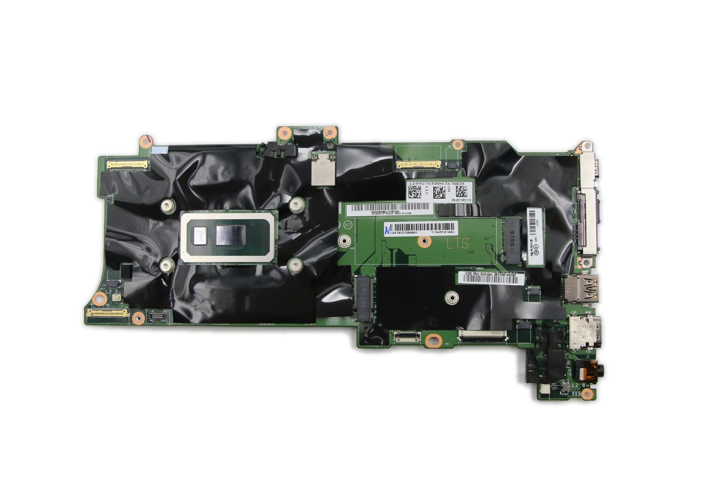 Lenovo ThinkPad X1 Carbon 7th Gen Type 20QD 20QE / ThinkPad X1 Yoga 4th Gen Type 20QF 20QG Motherboard BDPLANAR WIN i7-8665U 16G 9560 AMT DTPM 5B21C21532