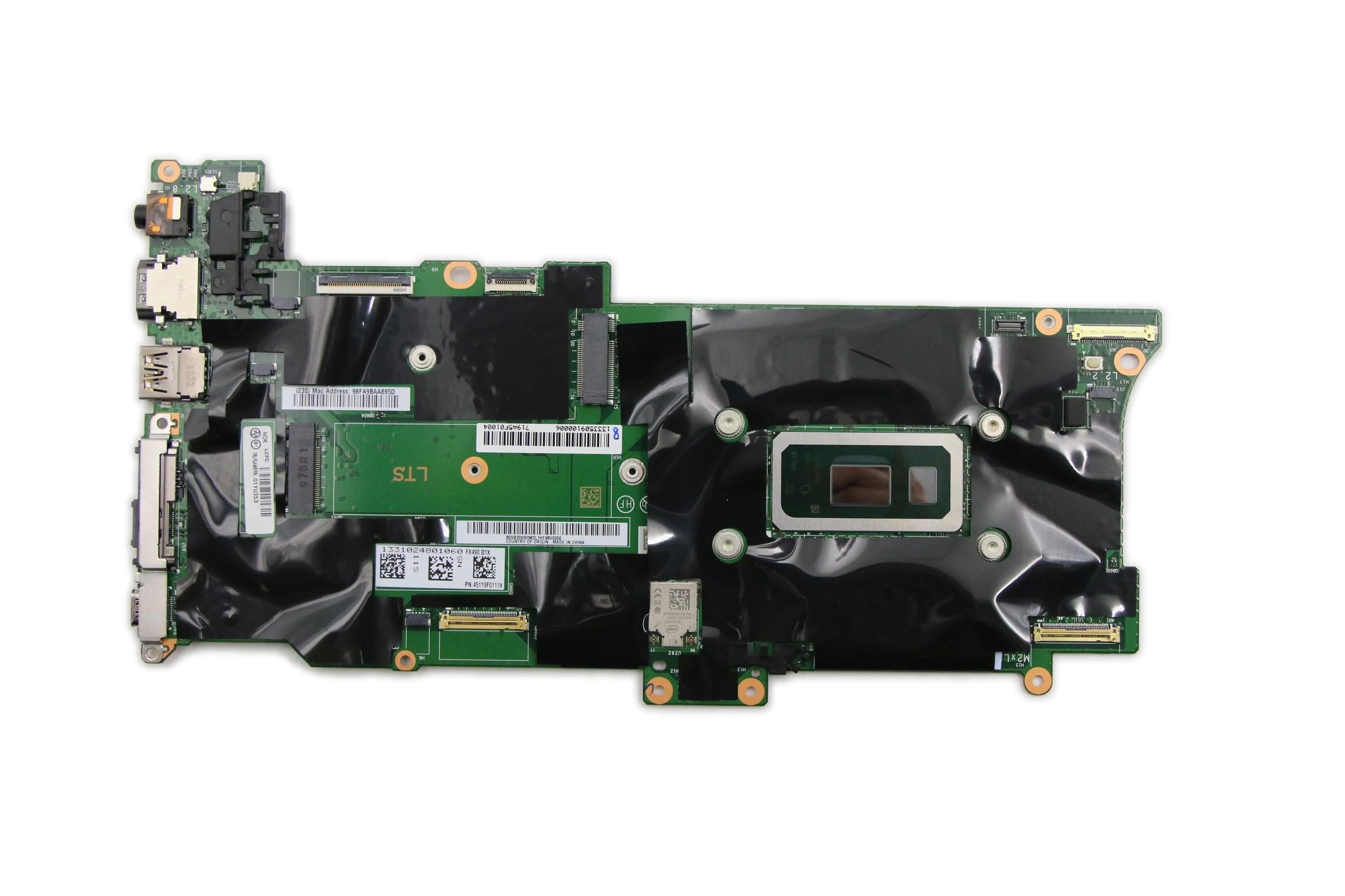 Lenovo ThinkPad X1 Carbon 7th Gen Type 20QD 20QE / ThinkPad X1 Yoga 4th Gen Type 20QF 20QG Motherboard BDPLANAR NOK i5-8265U 16G 9560 yTPM2 5B21C21405