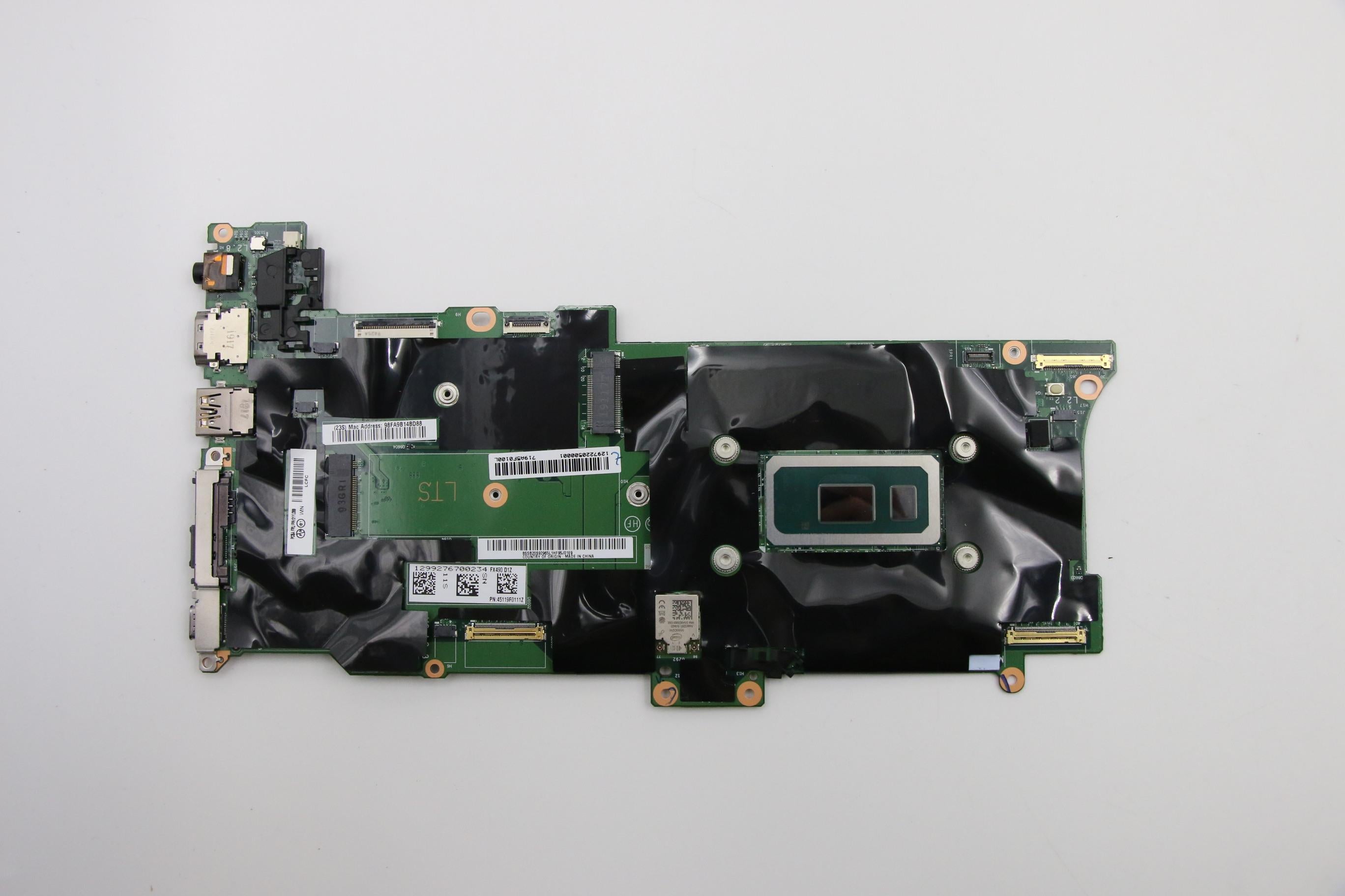 Lenovo ThinkPad X1 Carbon 7th Gen Type 20QD 20QE / ThinkPad X1 Yoga 4th Gen Type 20QF 20QG Motherboard BDPLANAR WIN i7-8565U 16G 9560 DTPM 5B20X57824