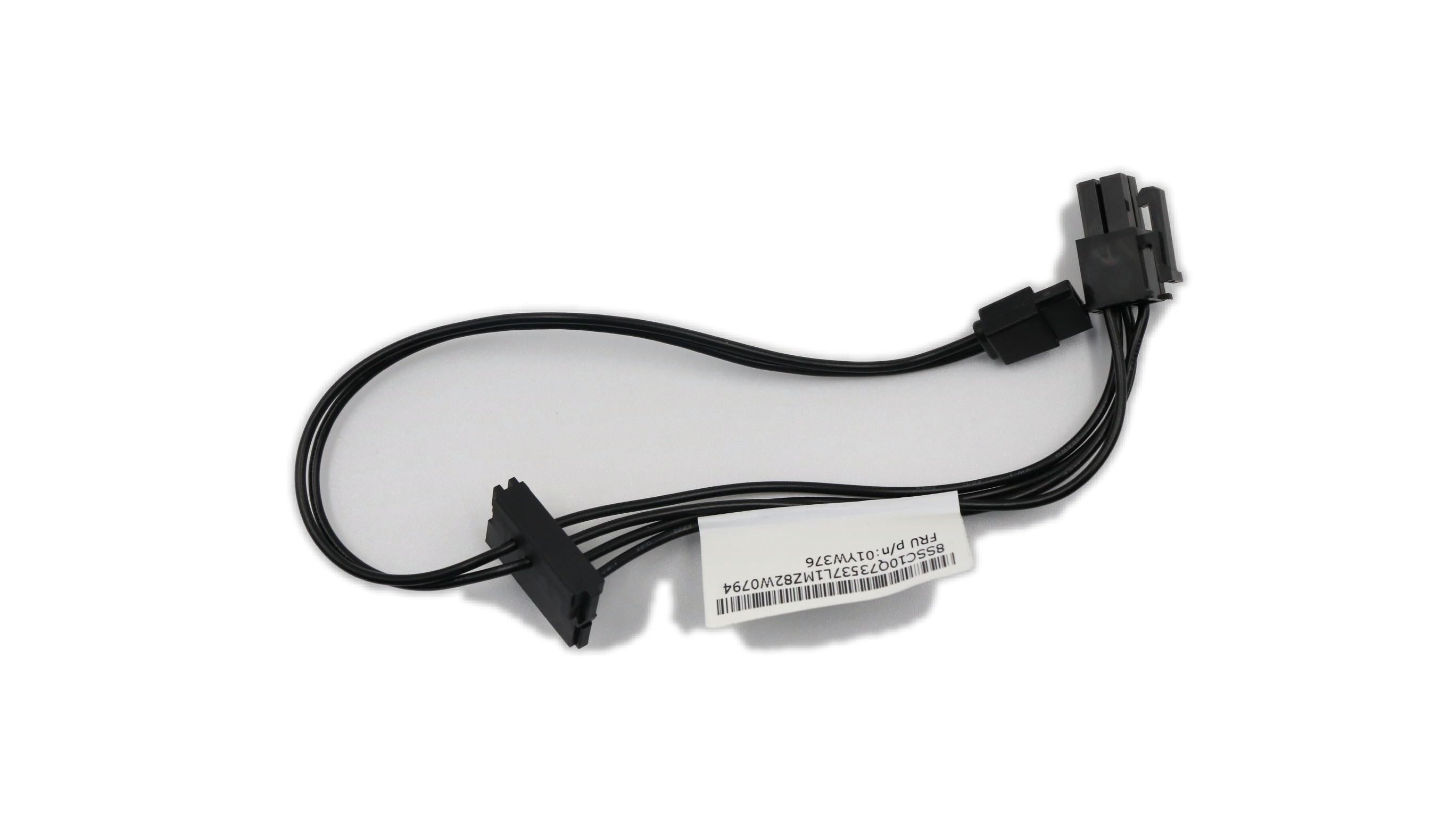 Lenovo ThinkCentre M710e Desktop Fru SATA power cable(HDD_PWR110mm+ODD_PWR165mm) 01YW376