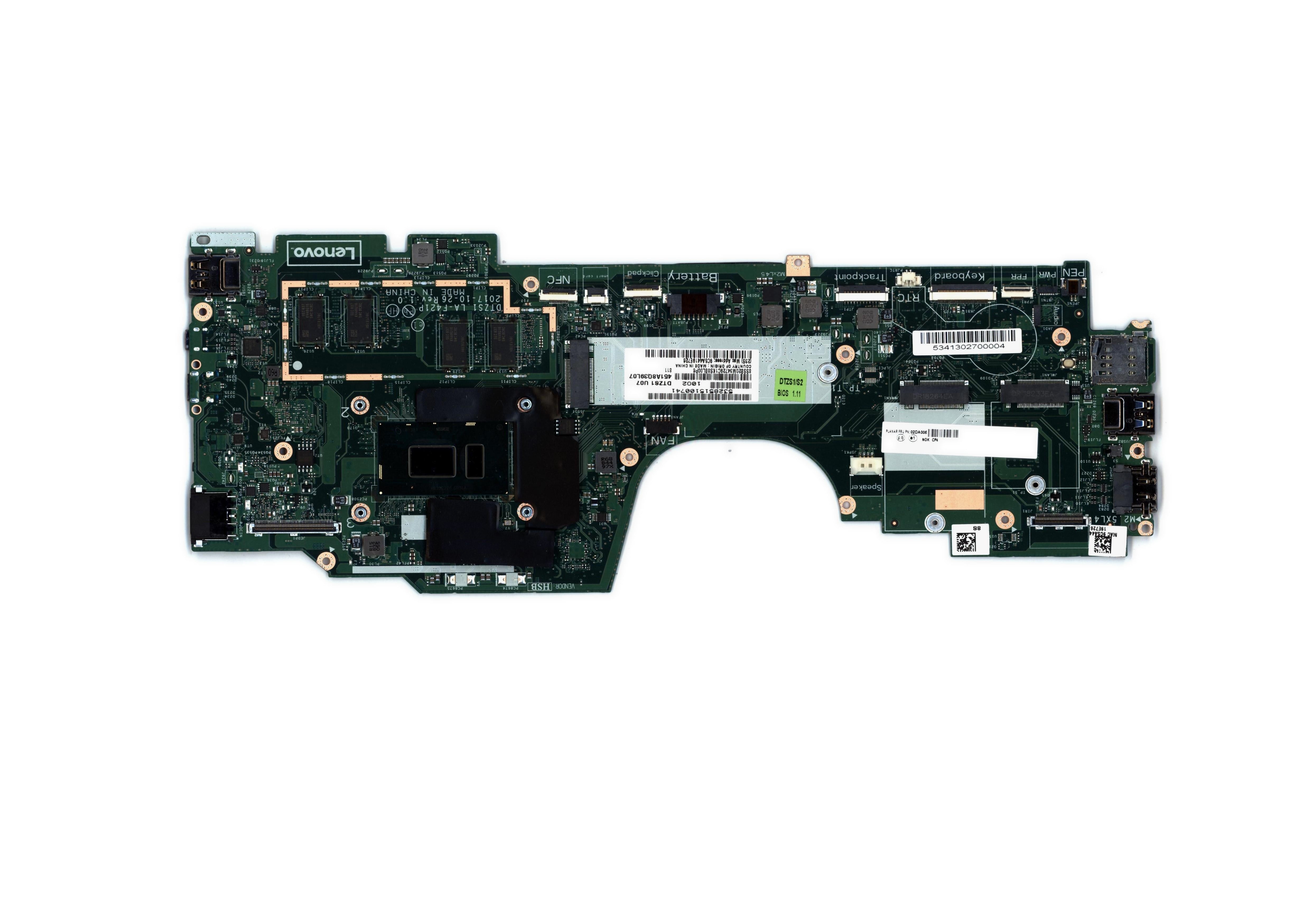 Lenovo ThinkPad X380 Yoga Type 20LH 20LJ Motherboard BDPLANAR i7-8550U UMA 8GB NOK YTNA 5B20X01172