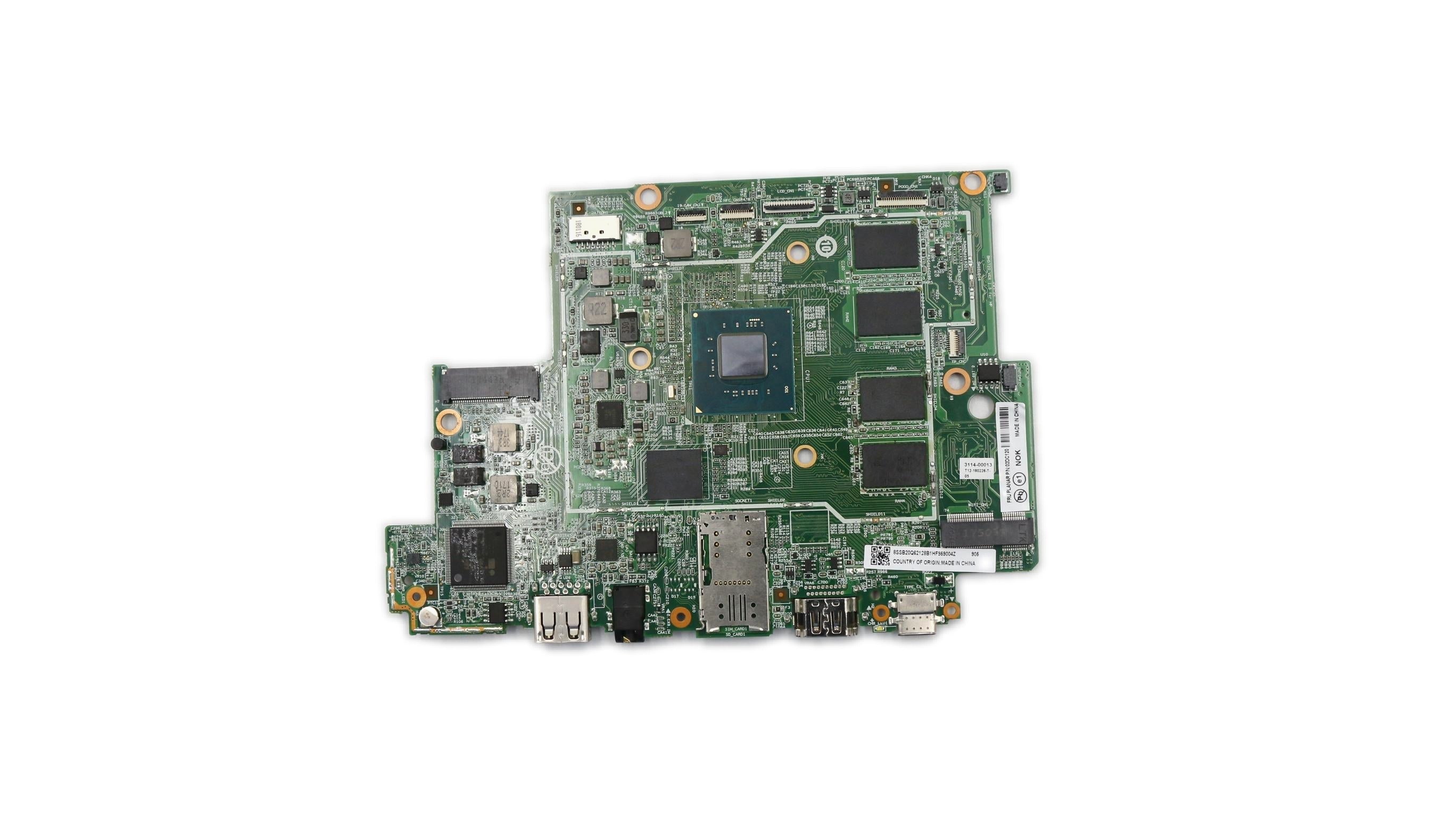 Lenovo Tablet 10 Motherboard BDPLANAR NOK N4100 8GB 128G Y-TPM 02DC120