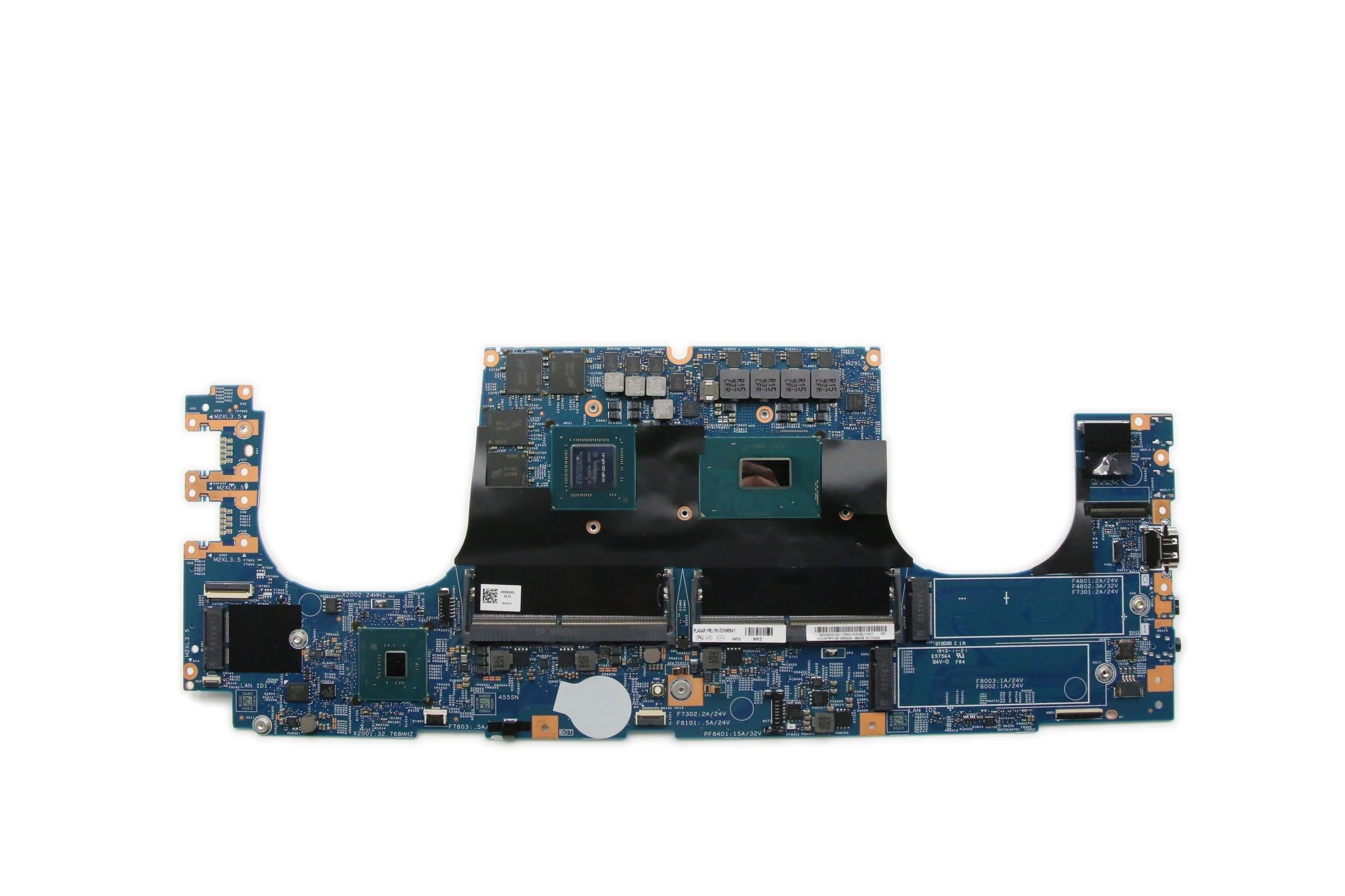 Lenovo ThinkPad X1 Extreme 2nd Gen Type 20QV 20QW Motherboard BDPLANAR i5-9400H vP N18PG0 WIN AMT dTPM 5B21C67016