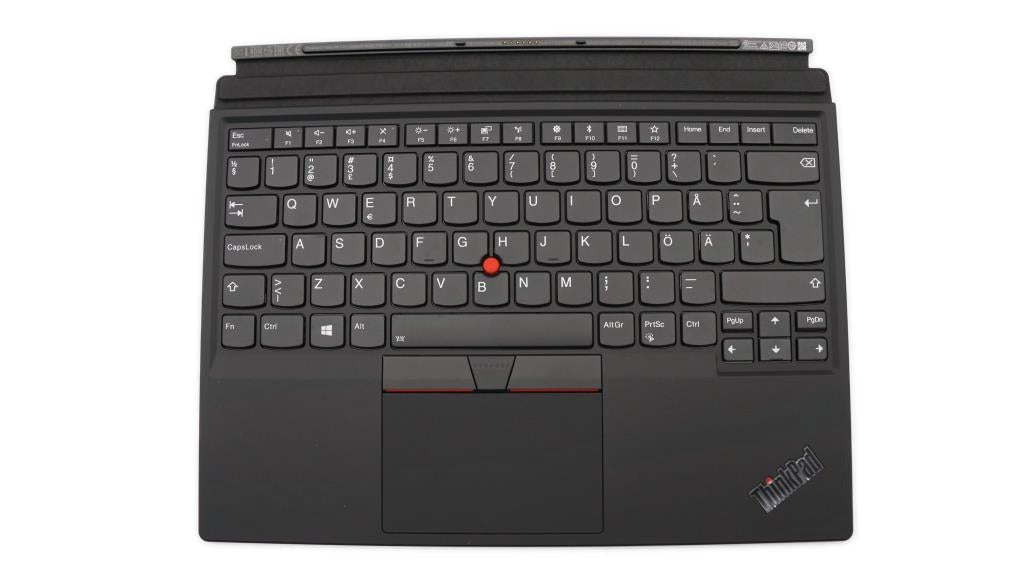 Lenovo Type 20KJ 20KK ThinkPad X1 Tablet 3rd Gen TinkPad X1 Tablet Gen3 Thin Keyboard Swedish/Finnish 01AW854