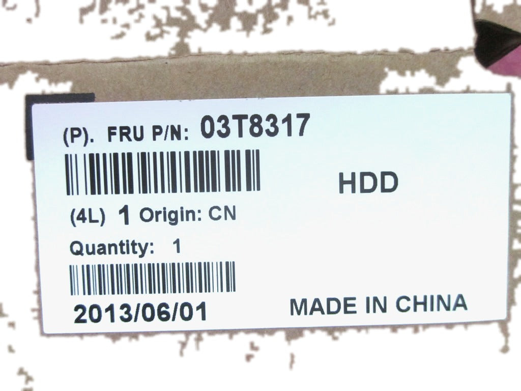 Lenovo ThinkStation E31 Workstation / ThinkStation D30 Workstation Hard Drive HDD 500G 2.5 15mm 10000 SATA STD MULTI 03T8317