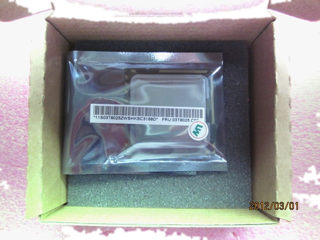 Lenovo ThinkStation S20 Workstation / ThinkStation D20 Workstation Processor Intel Xeon X5675 03T8025