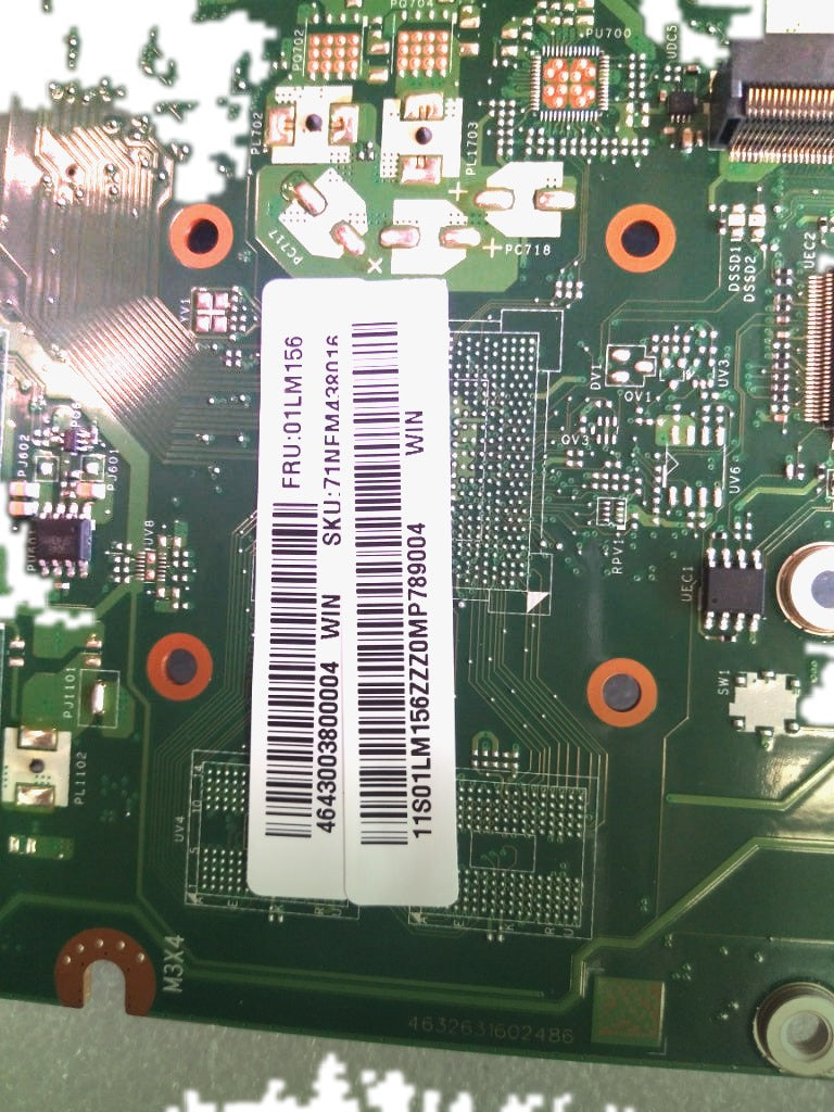 Lenovo ideacentre AIO 520-22AST All-in-One Motherboard BDPLANAR MB A4-9120 UMA HI WIN DPK 01LM156
