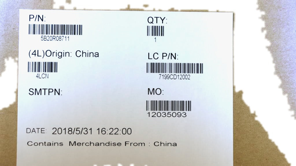 Lenovo Flex 6-14IKB Motherboard BDPLANAR MB L 81EK WIN 44I5U UMA BL NFP 5B20R08618