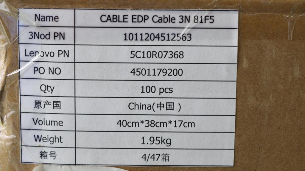 Lenovo ideapad 330S-15IKB / ideapad 330S-15AST EDP Cable 3N 81F5 5C10R07368