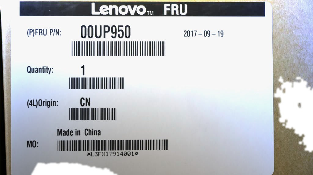Lenovo Palmrest FPR hole 00UP950