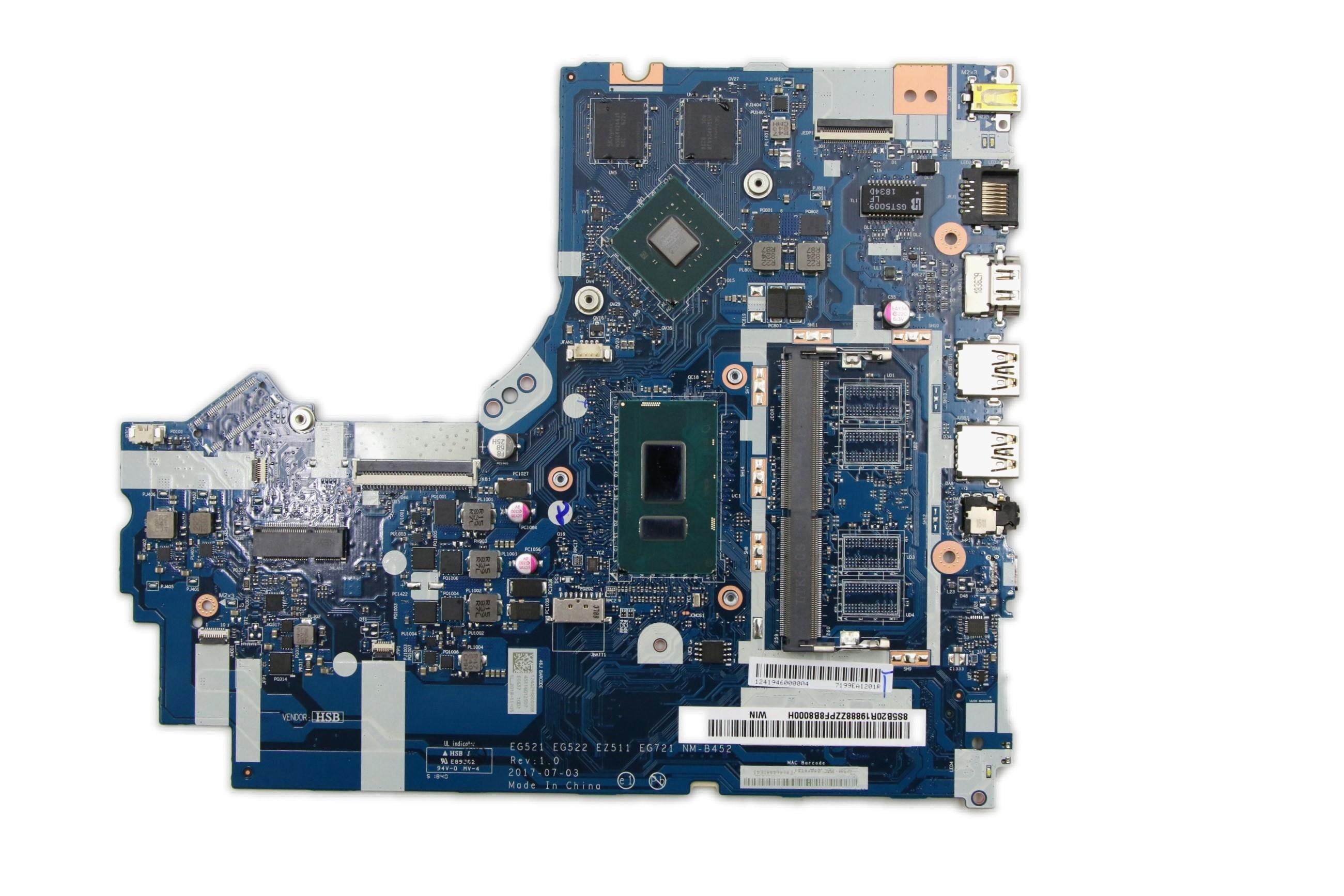 Lenovo ideapad 330-15IKB Type 81DE / ideapad 330-17IKB Type 81DM Motherboard BDPLANAR MBL81DE I78550U X150_2G NRWIN 5B20R19888
