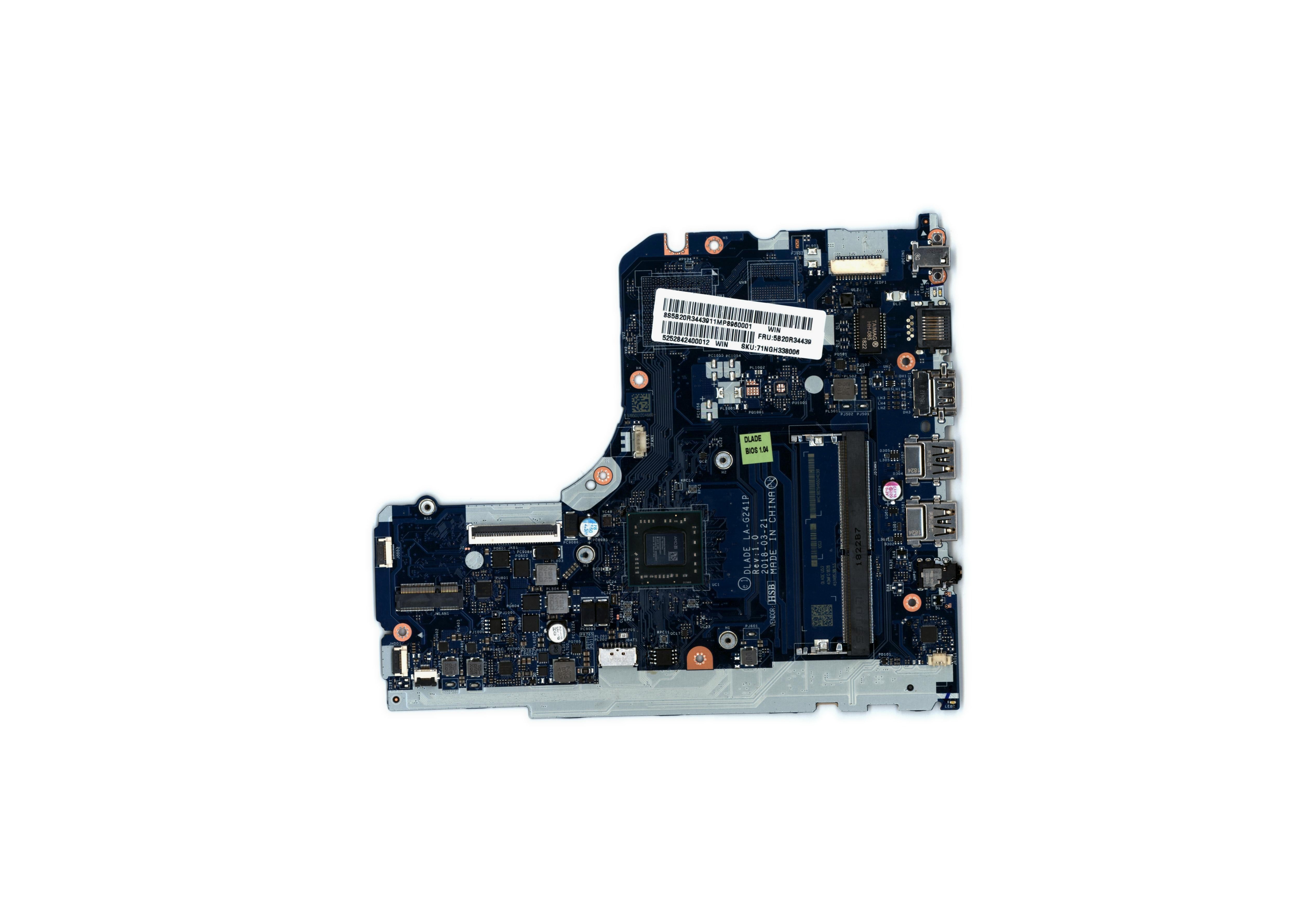 Lenovo ideapad 130-15AST Motherboard BDPLANAR MB C 81H5 WIN A6 UMA 5B20R34439