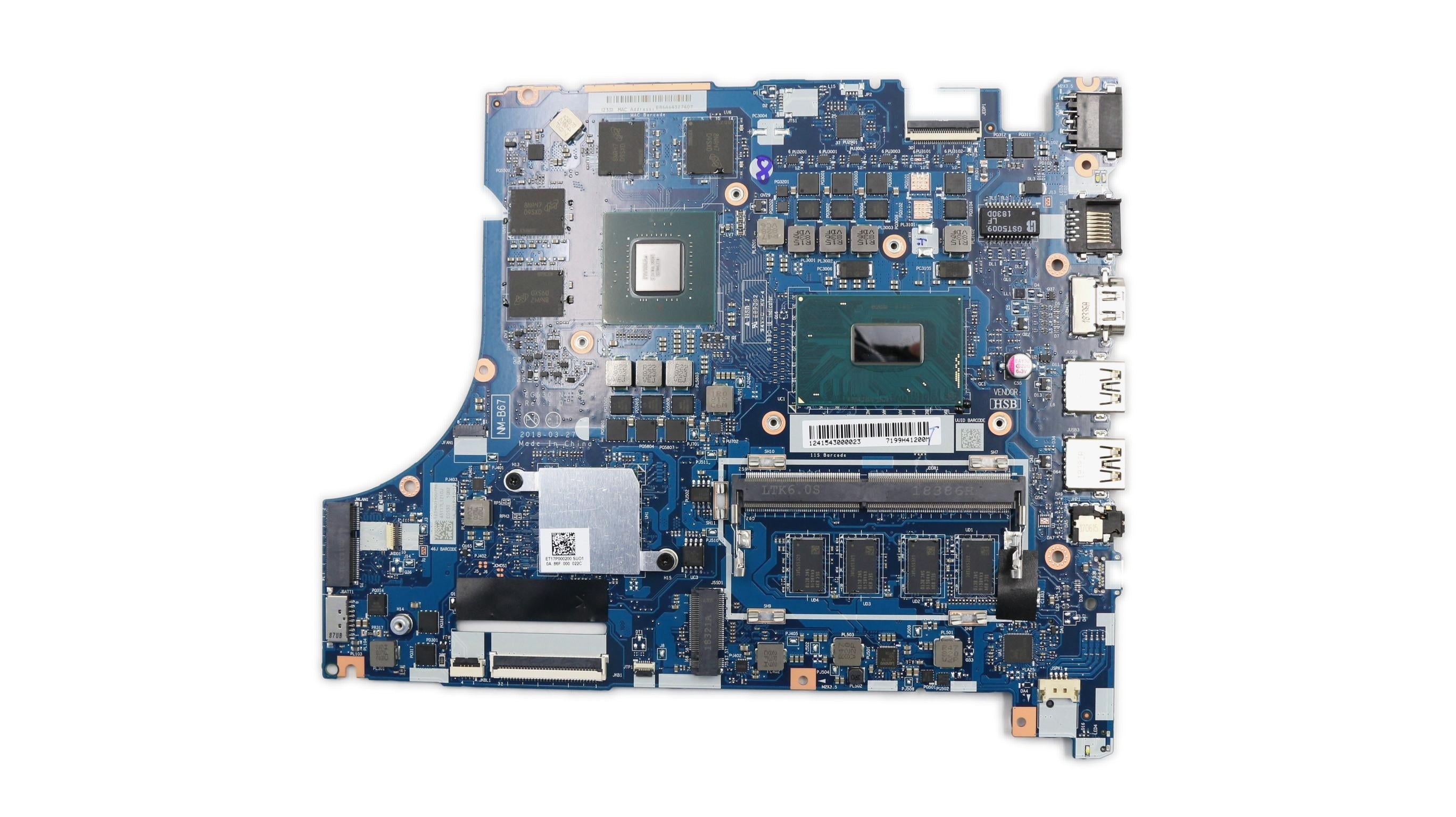 Lenovo ideapad 330-15ICH / ideapad 330-17ICH Motherboard BDPLANAR MBL81FK I78750H V4G D4G WIN 5B20R46740