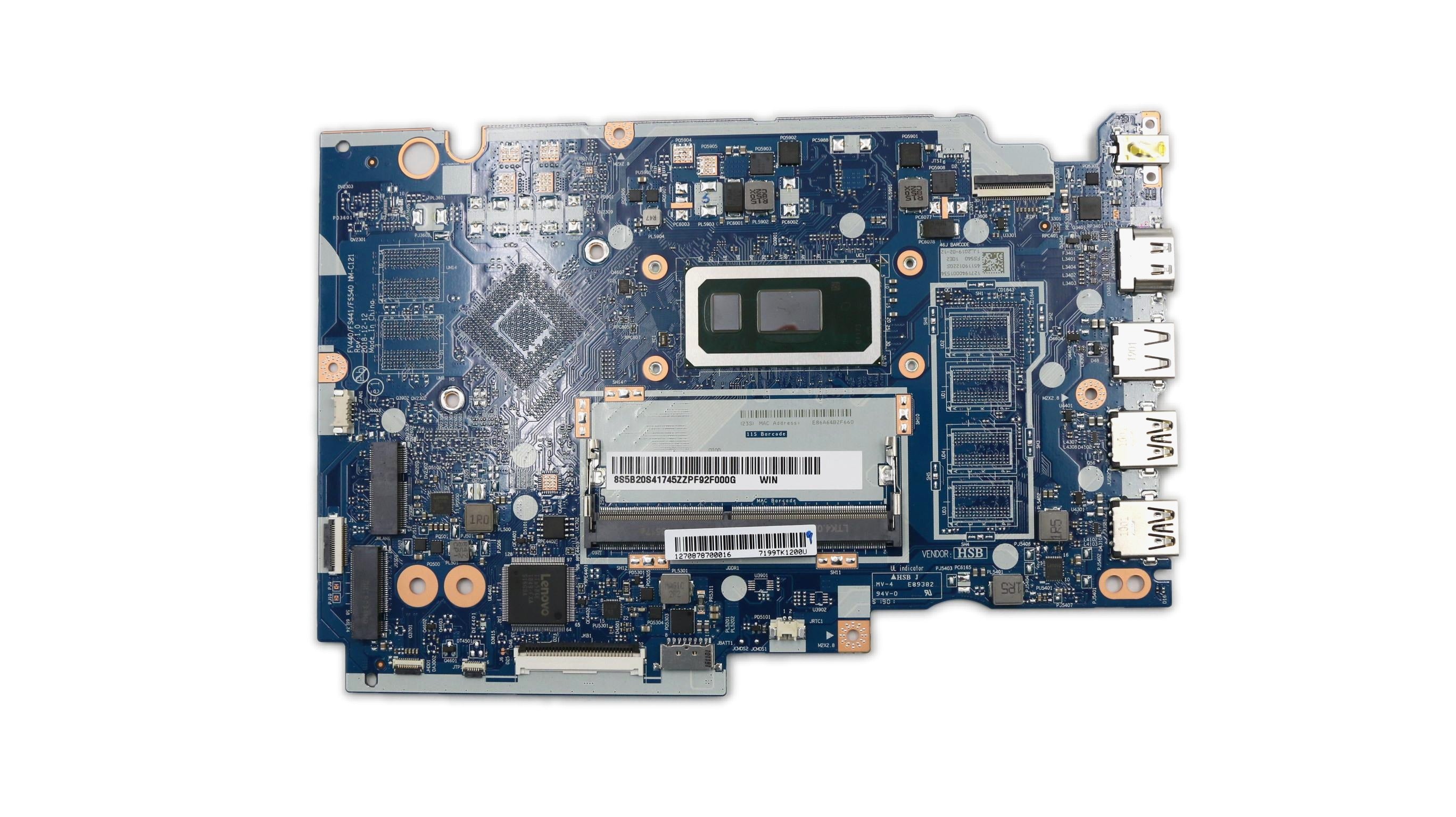 Lenovo ideapad S145-15IWL / V15-IWL Motherboard BDPLANAR MB L 81MV MB WIN 4205U_UMA_0G 5B20S41745