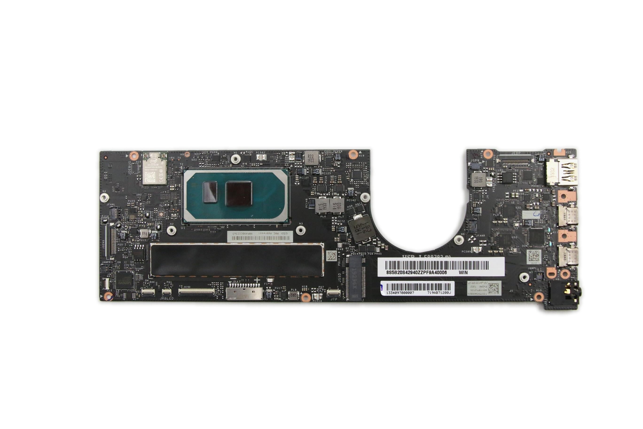 Lenovo ideapad Yoga C940-14IIL Motherboard BDPLANAR MB L 81Q9 WIN I71065G7_12G_AX 5B20S42940