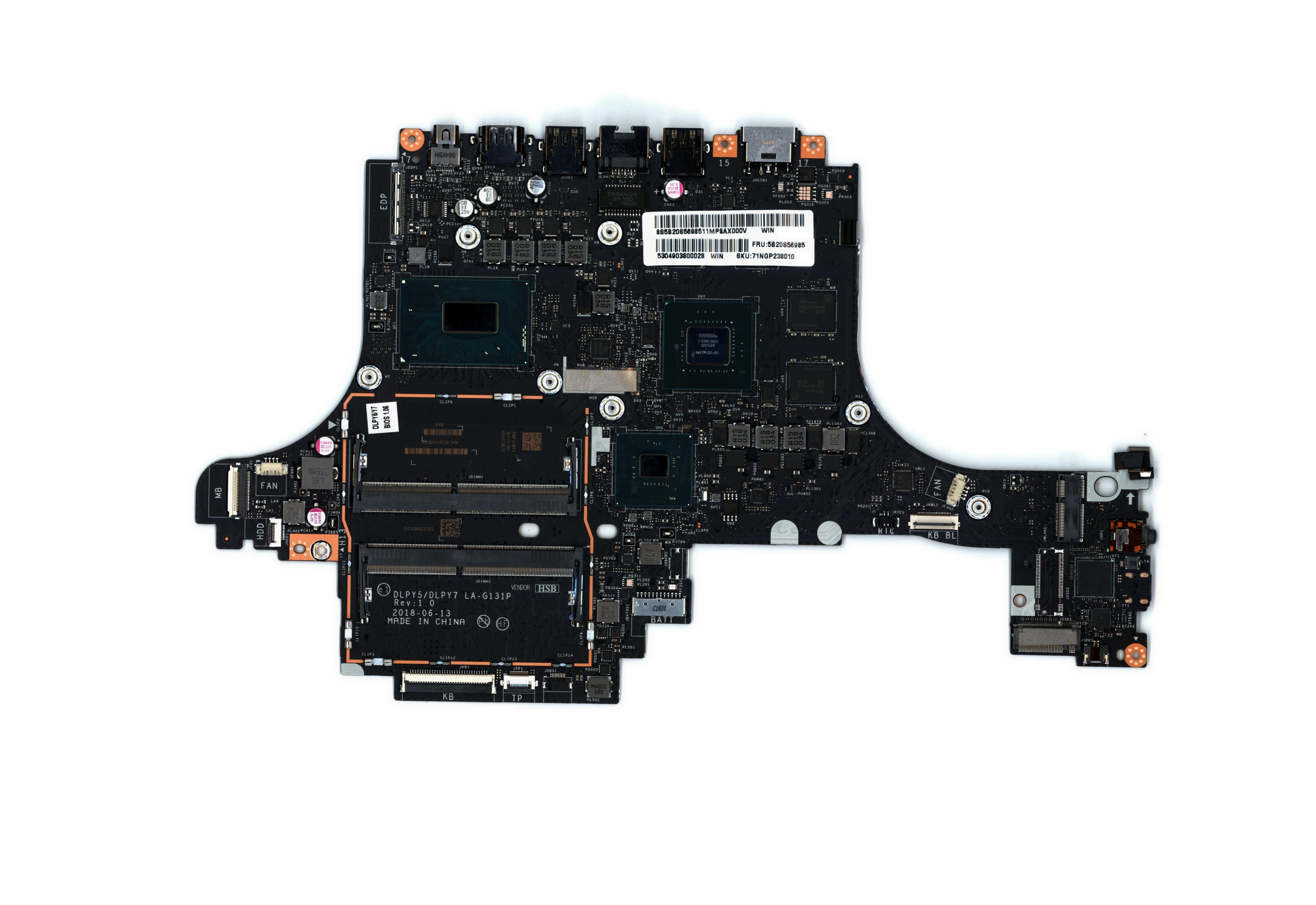 Lenovo Legion Y730-15ICH Motherboard BDPLANAR MB C 81HD WIN I58300H 1050TI4G 5B20S56985