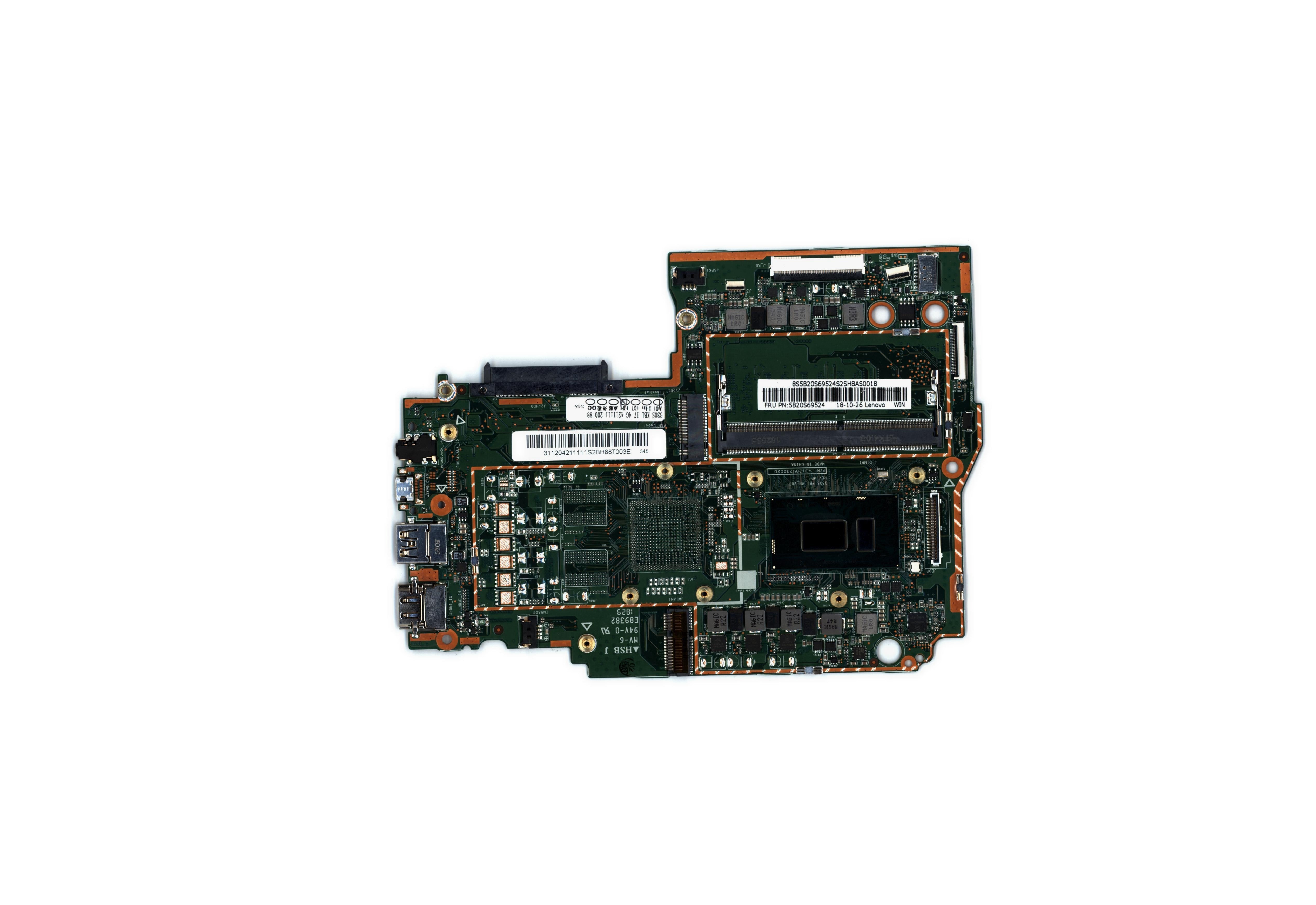 Lenovo ideapad 330S-14IKB Motherboard MB3N81F4 WIN I78550U UMA 4G New 5B20S69524